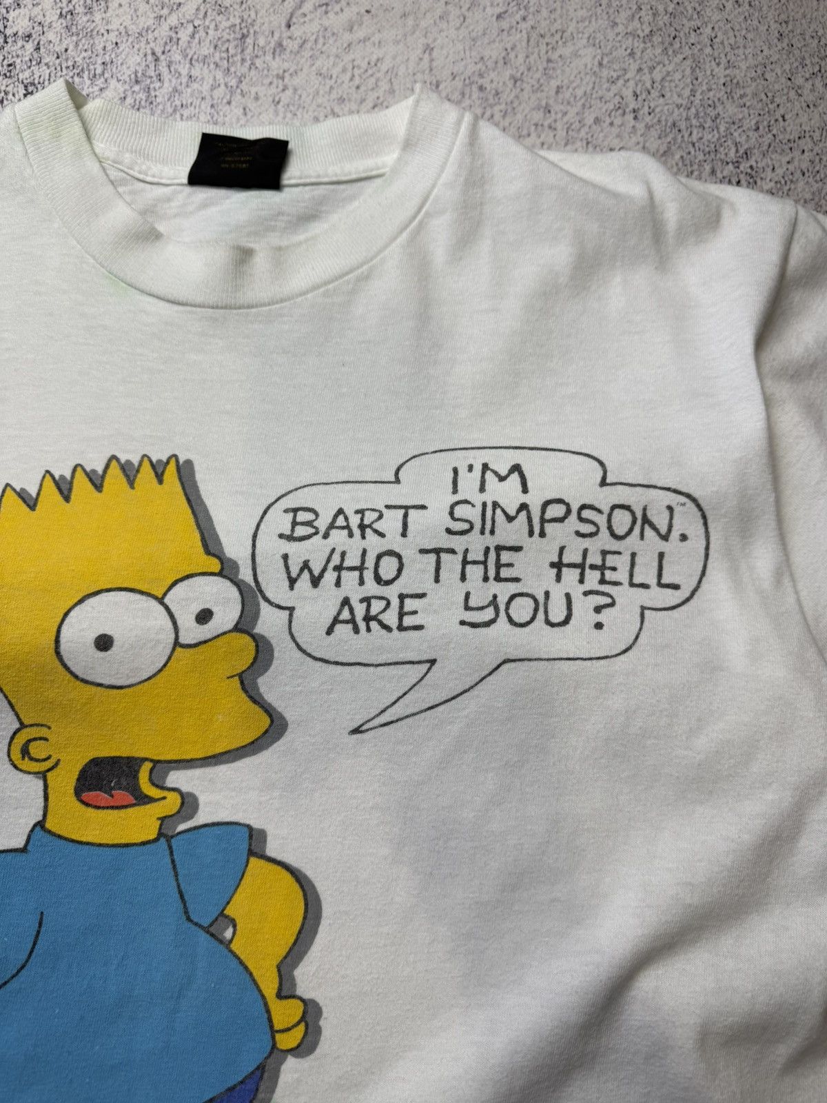 The Simpsons Vintage The Simpsons Matt Groening Bart 90s TShirt Adult USA Size US L / EU 52-54 / 3 - 8 Thumbnail