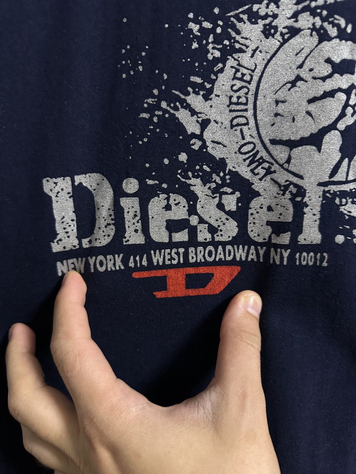 Diesel Rare Vintage T-Shirt Diesel New York Y2K style Size US L / EU 52-54 / 3 - 4 Thumbnail
