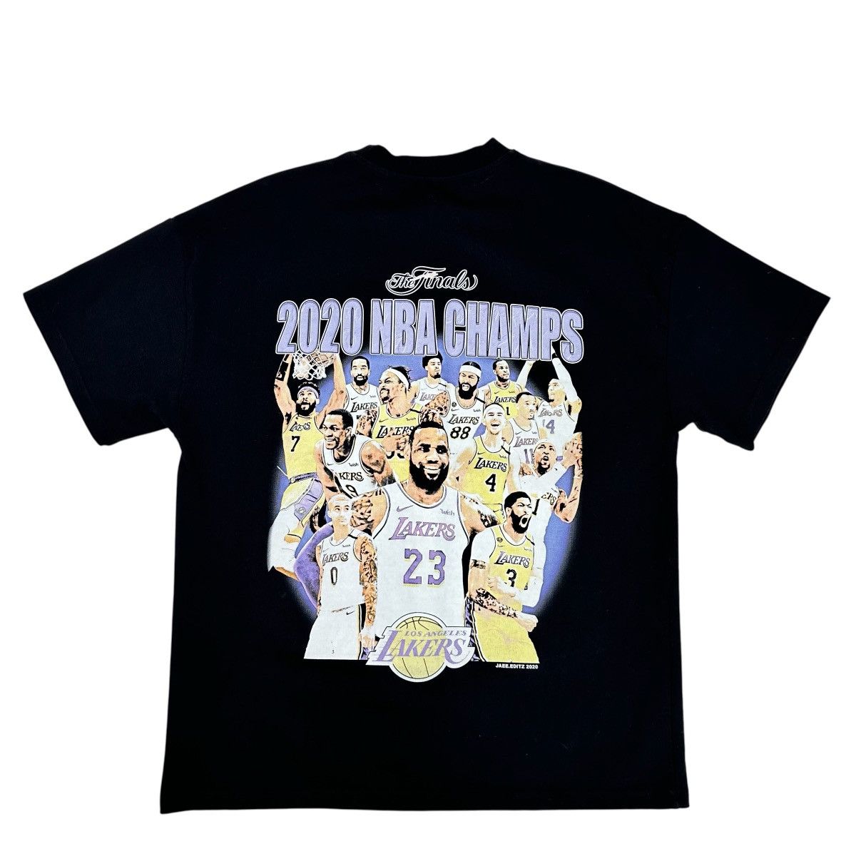 JAEE Jaae Editz Los Angeles Lakers NBA Champions 2020 Oversized Size US M / EU 48-50 / 2 - 3 Thumbnail