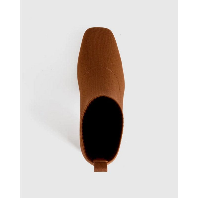 Quince Quince EcoKnit Heeled Bootie Cognac Size 6 NWT in Box Size US 6 / IT 36 - 6 Thumbnail