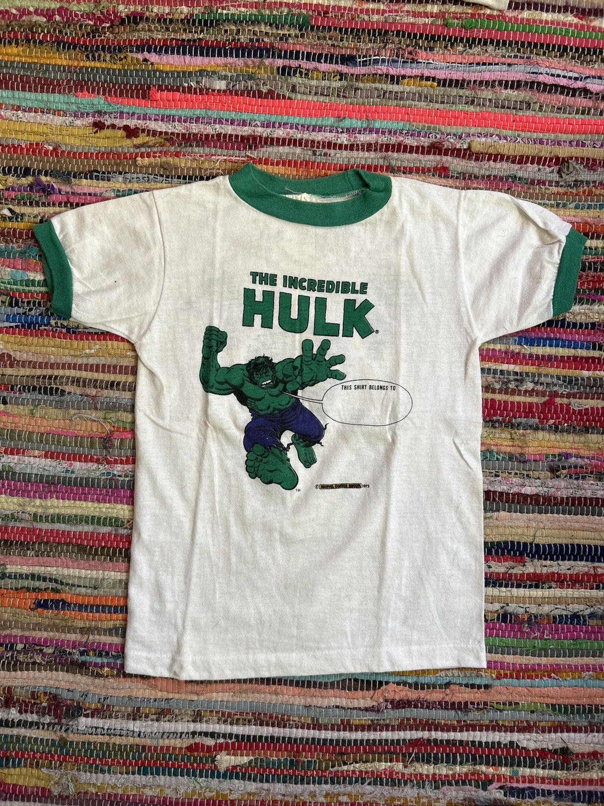 Vintage Vintage 1975 Marvel Baby T Shirts Size M 10-12 Size US XXS / EU 40 - 2 Thumbnail