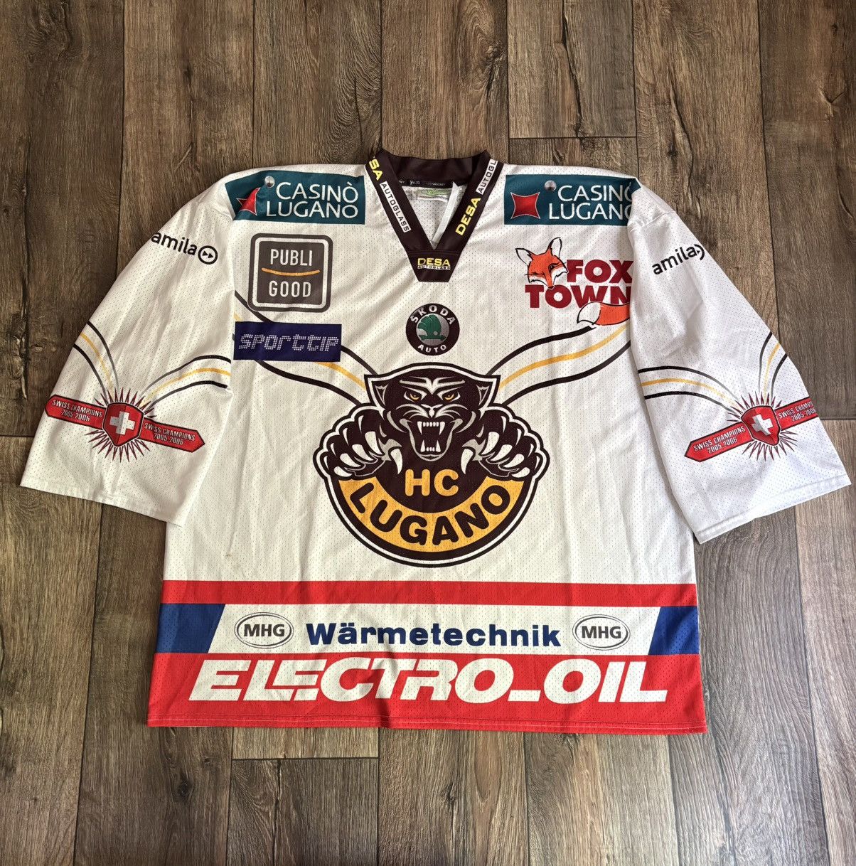 Other HC Lugano Swiss Champion 2005-2006 Interhockey Jersey Size US XXL / EU 58 / 5 - 1 Thumbnail