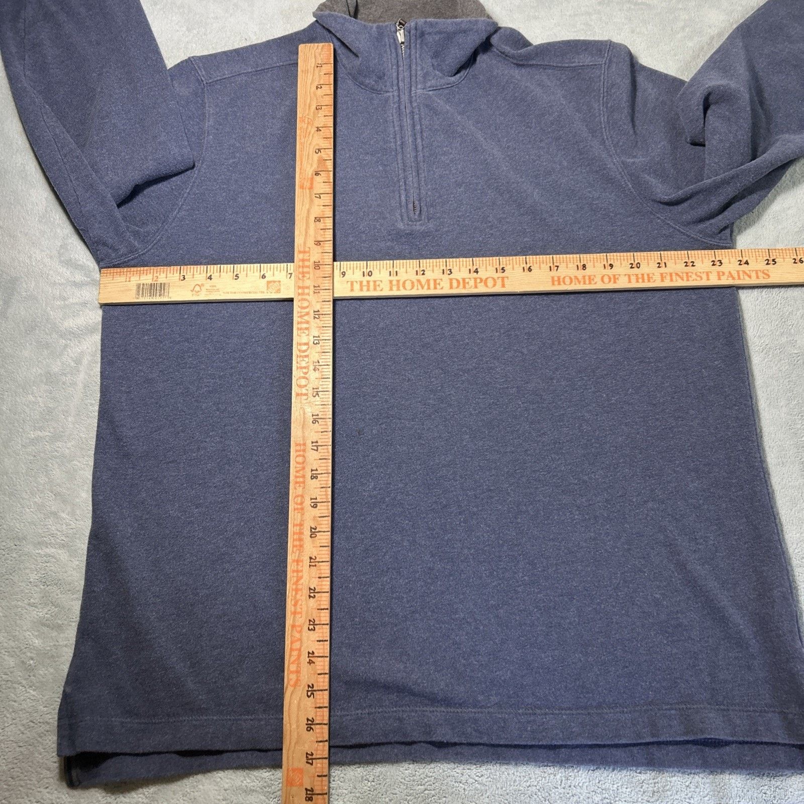 L.L. Bean LL Bean Qtr Zip Sweater Mens Large Fleece Cotton Pullover Size US L / EU 52-54 / 3 - 8 Thumbnail