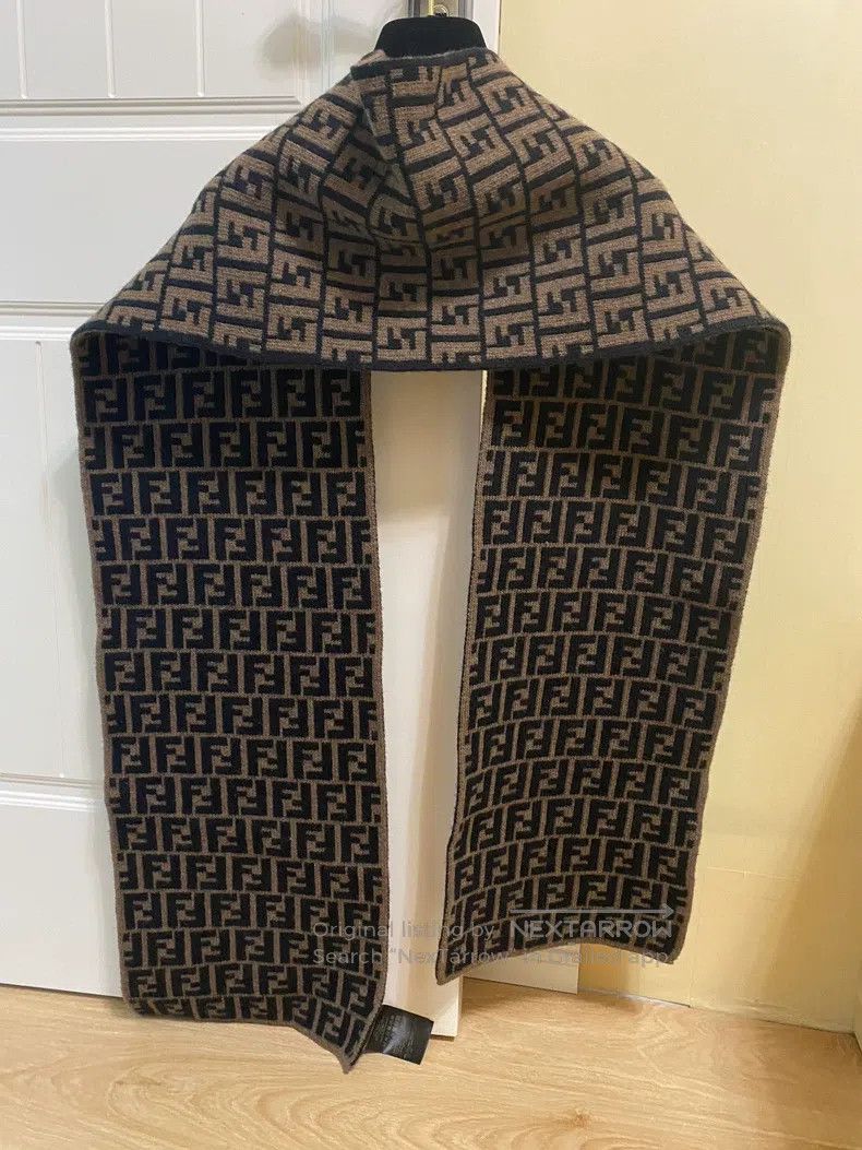 Fendi Fendi Wool Scarf Size ONE SIZE - 2 Thumbnail