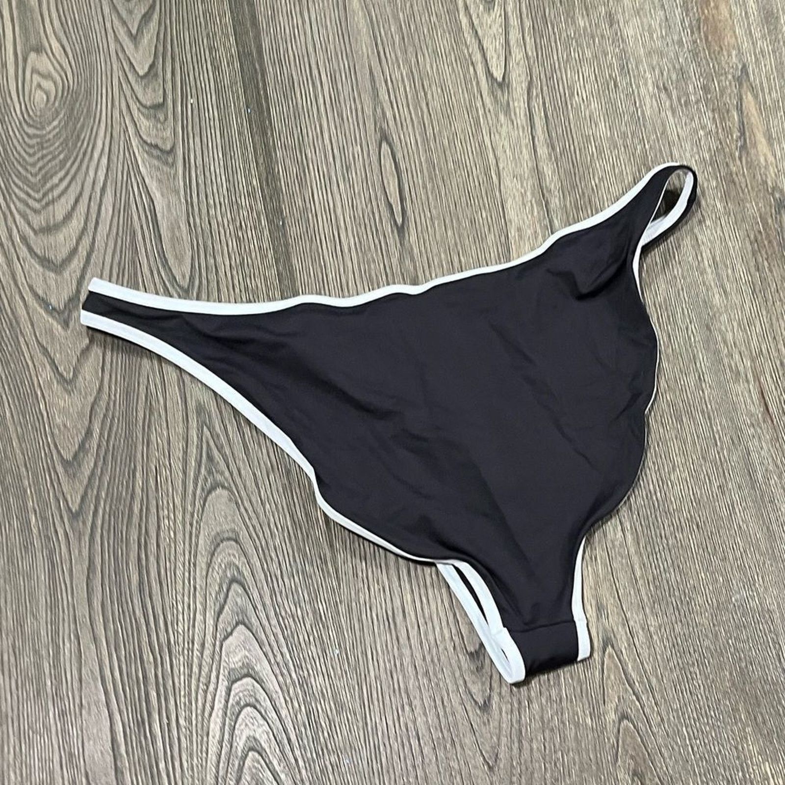 SKIMS NWT Skims Sporty Zipper Swim Dipped Front Tanga Swimwear 4X Size ONE SIZE - 4 Thumbnail