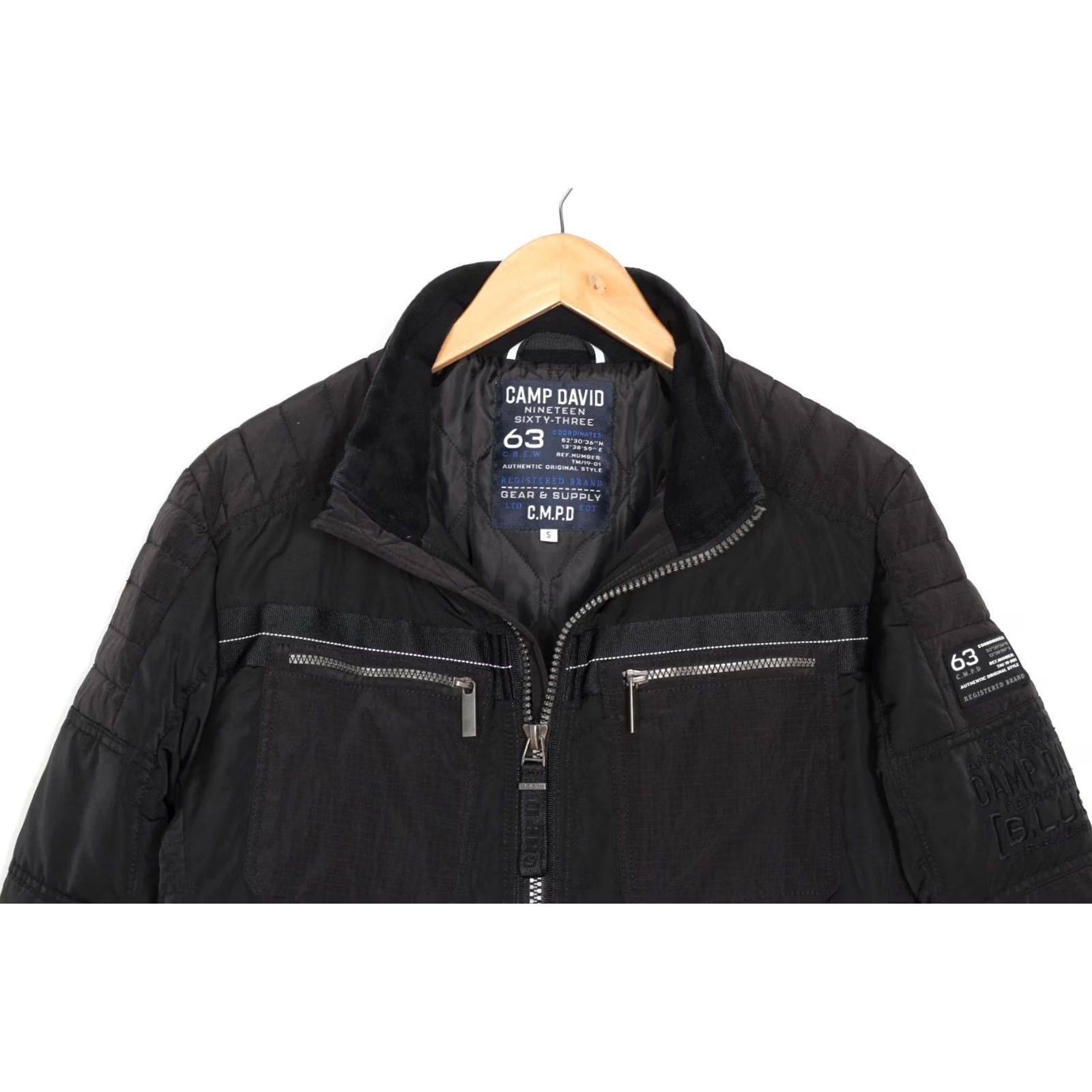 Vintage CAMP DAVID Insulated Jacket Men Size S MJ6072 - Camp David Jacket, Men, S, Black, Zip, All Seasons, Padded, Polyester, Casual, Travel, Hiking, Walking Size US S / EU 44-46 / 1 - 4 Thumbnail