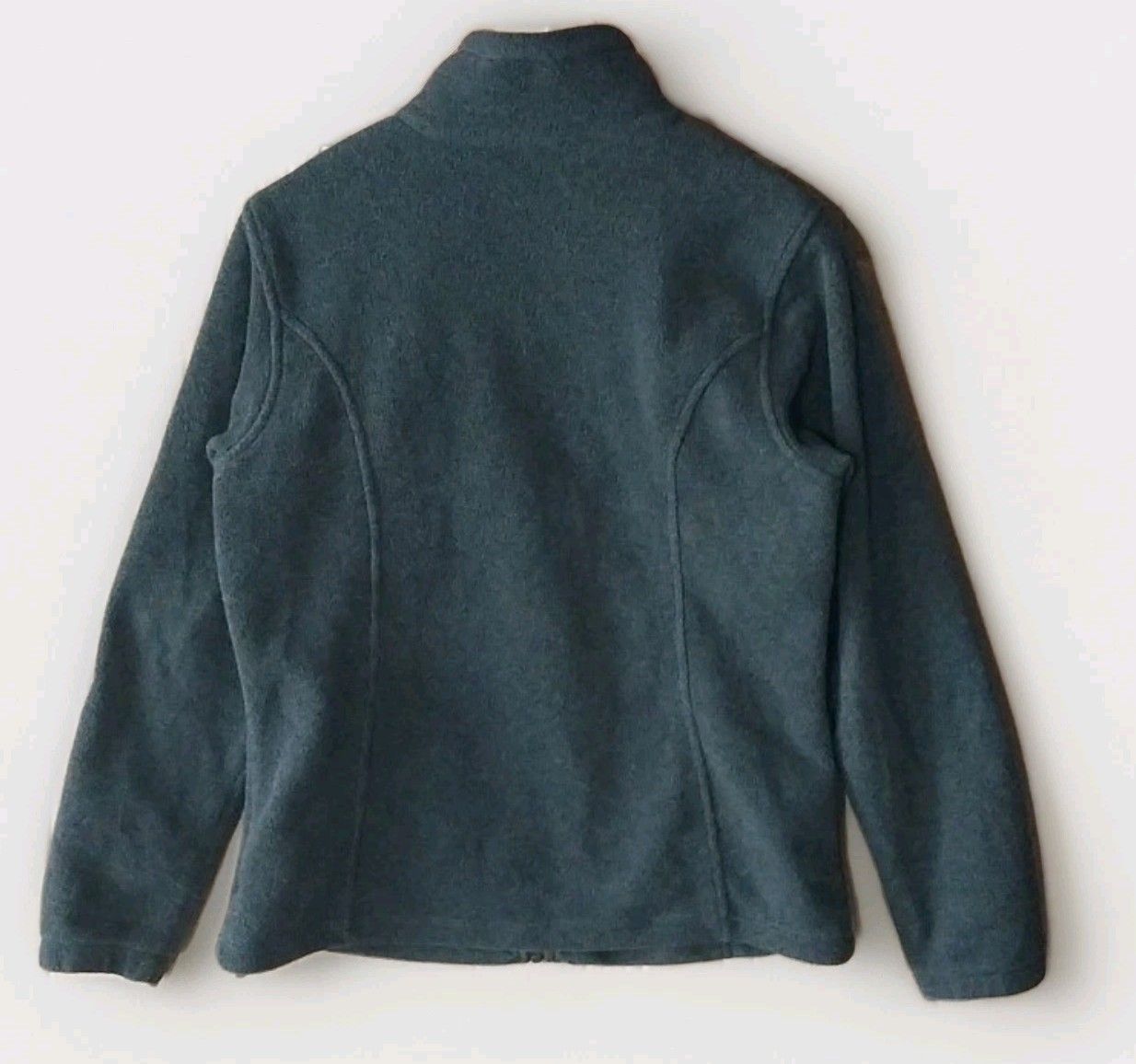 Columbia Columbia Charcoal Gray Fleece Jacket Women Medium Zip Fitted Size M / US 6-8 / IT 42-44 - 2 Thumbnail
