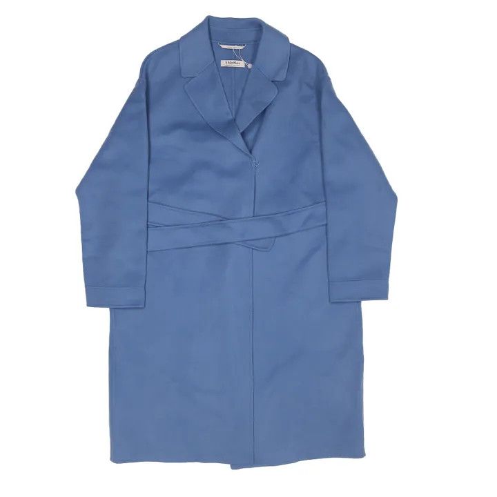 Max Mara Maxmara Long Sleeve Belted Coat 0079 Size M / US 6-8 / IT 42-44 - 1 Thumbnail