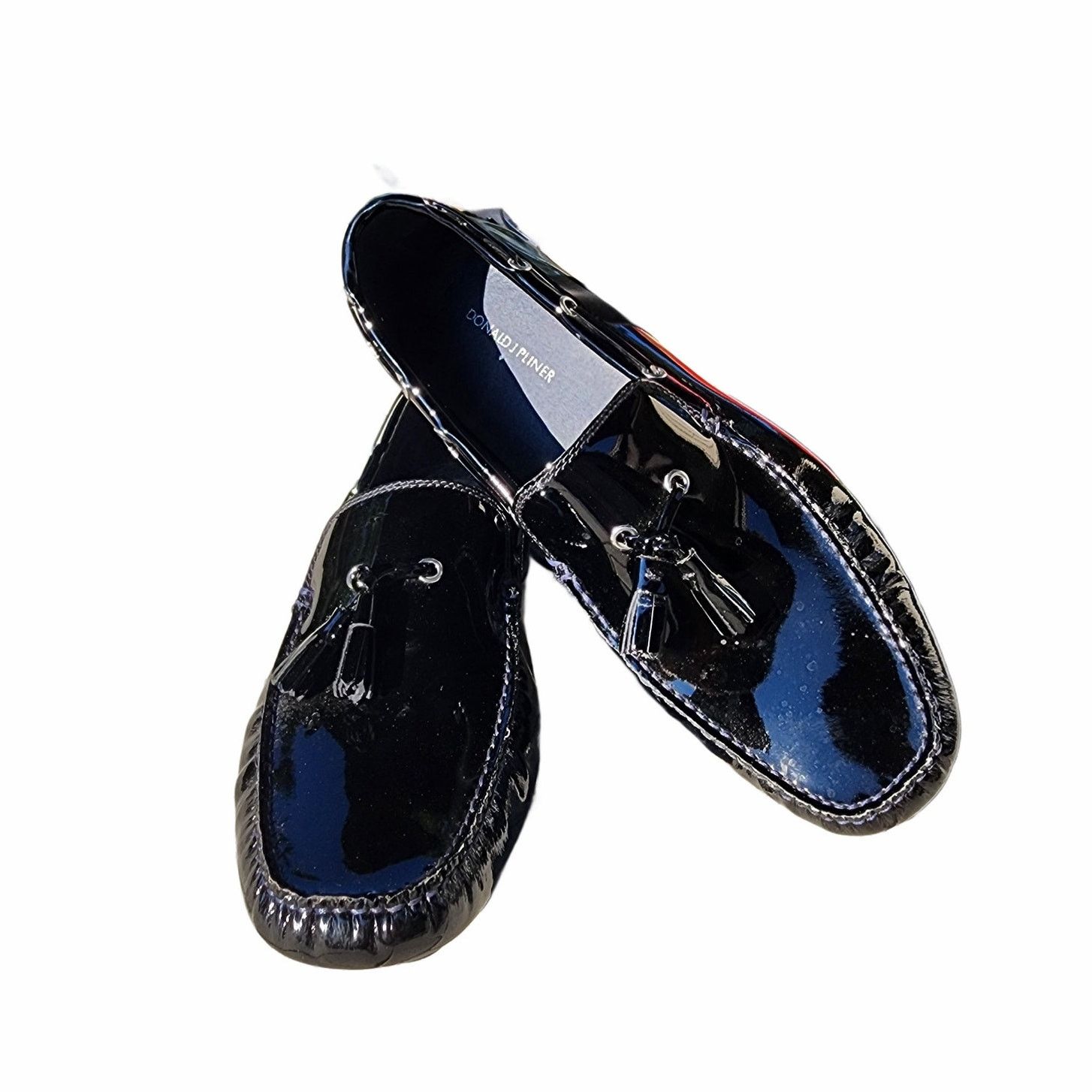 Donald Pliner Donald J Pliner Viper2 Patent Leather Tassel Driving Loafers Size US 13 / EU 46 - 10 Thumbnail