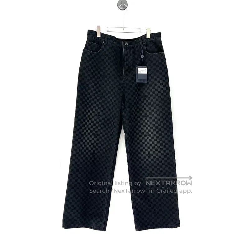 Louis Vuitton Louis Vuitton SS25 Damier flocked checkerboard jeans Size US 36 / EU 52 - 1 Thumbnail