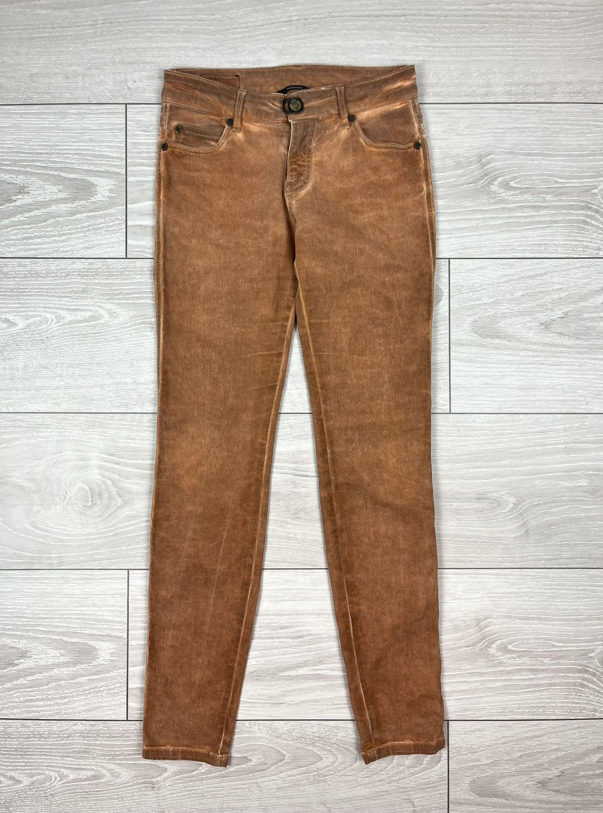 plein sud Plein Sud Jeanius Avante Garde Washed Skinny Womens Pants Size 28" / US 6 / IT 42 - 1 Thumbnail