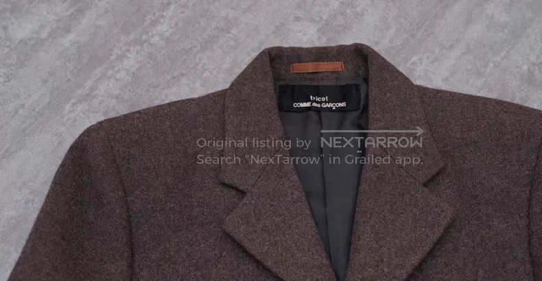 Comme des Garcons Comme Des Garcons 0 Beige Three Button Slim Cut Woolen Bla Size S / US 4 / IT 40 - 4 Thumbnail