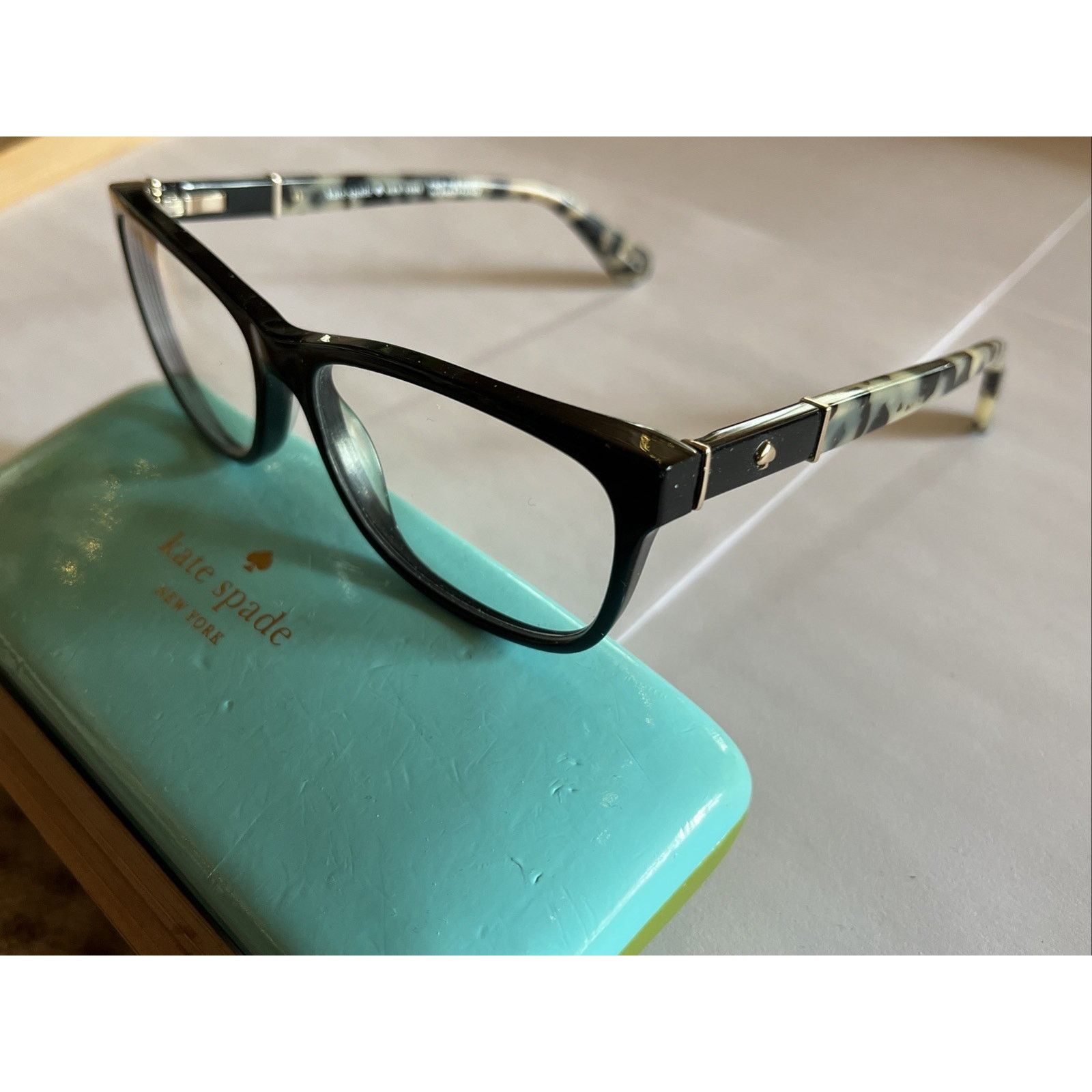 Kate Spade Kate Spade Eyeglass Frame MYRNA 807 53-15-140 Black Tortoise Size ONE SIZE - 2 Thumbnail