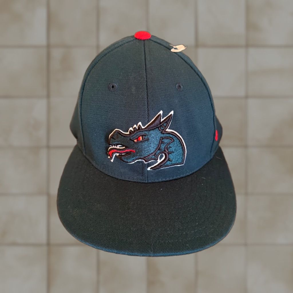 Zephyr VINTAGE? (No) Columbus River Dragons Green Zephyr Hat Fitted Sz M One Size Men Baseball Cap Size ONE SIZE - 1 Thumbnail