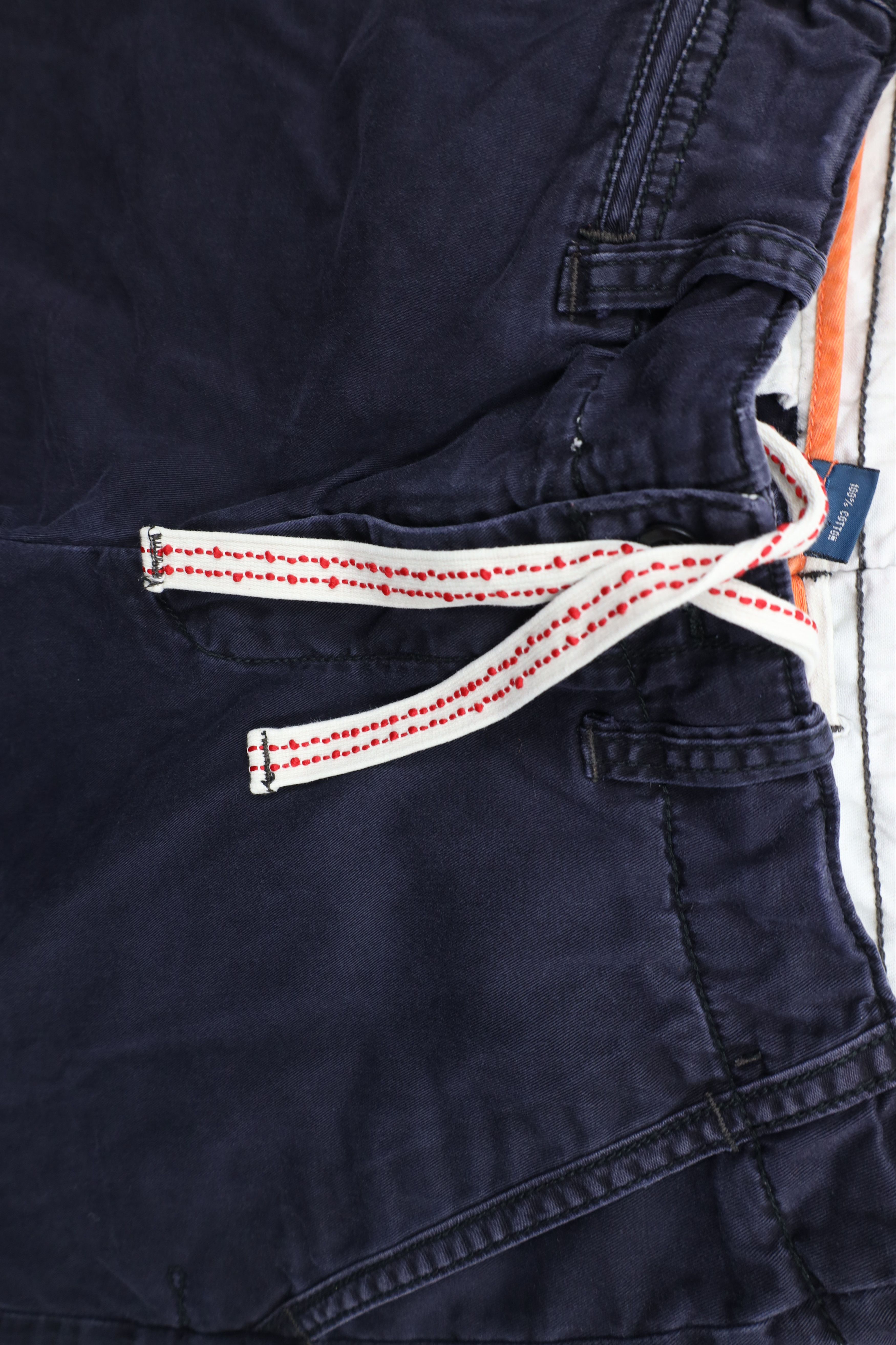 Polo Ralph Lauren Vintage 90s Ralph Lauren Heavyweight Cotton Shorts Blue Size US 30 / EU 46 - 7 Thumbnail