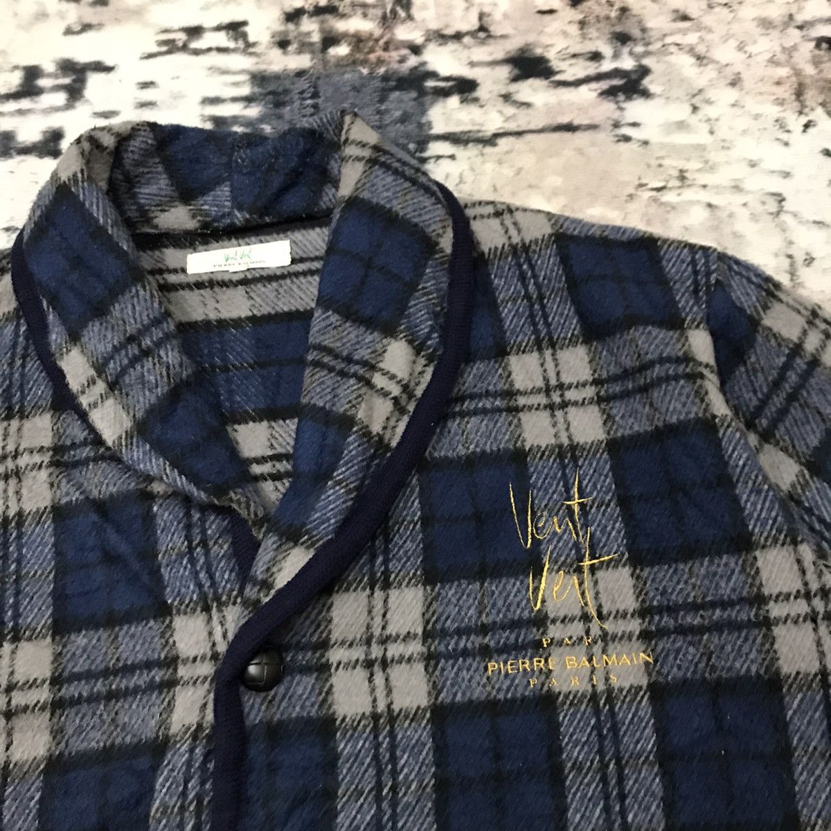 Designer × Pierre Balmain Vent Vert Pierre Balmain Paris Fleece Jacket Size US L / EU 52-54 / 3 - 4 Thumbnail