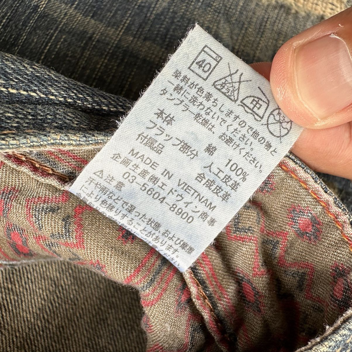 Japanese Brand Vintage Edwin XV Distressed Jean Faded Denim Pant W36 Size US 36 / EU 52 - 9 Thumbnail