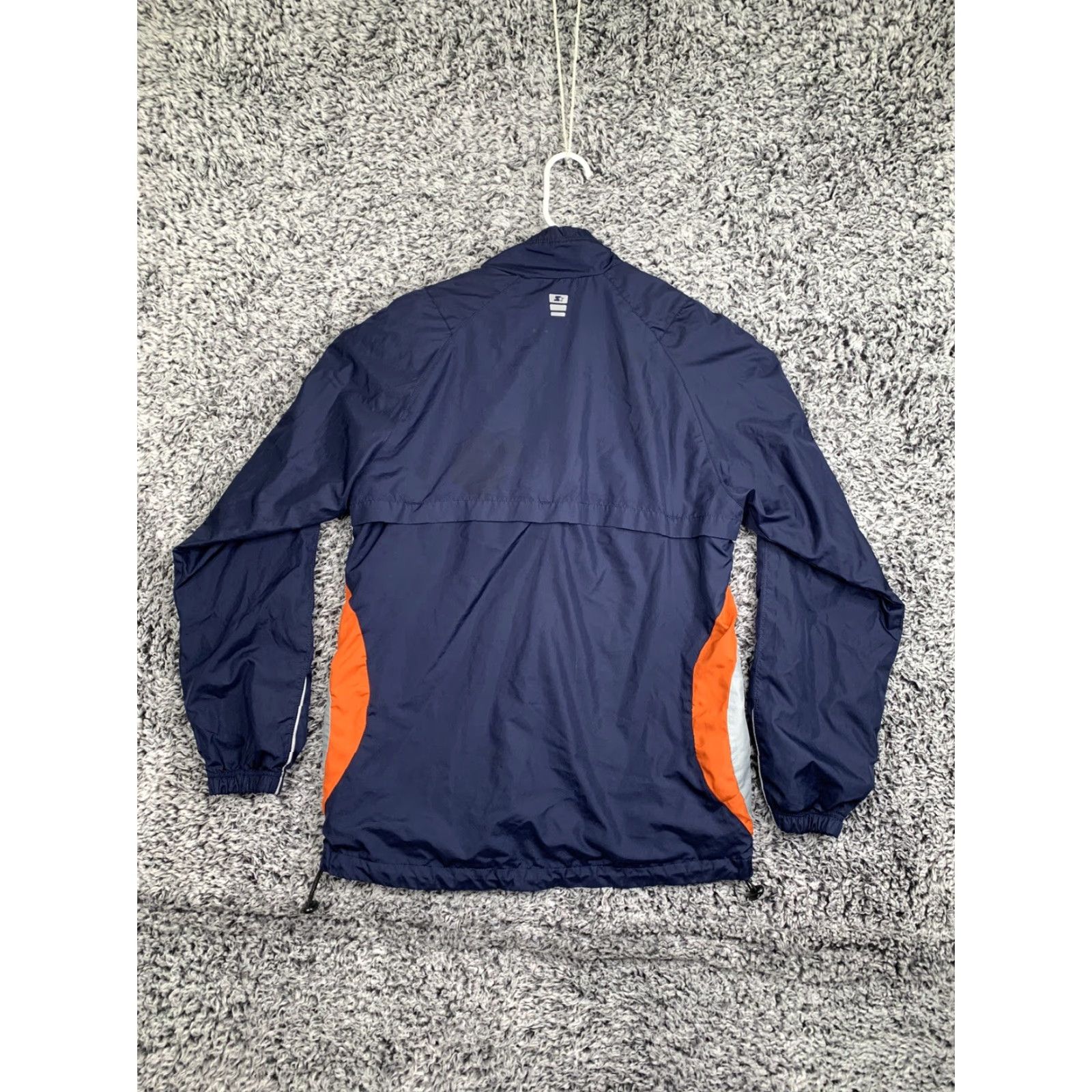 Starter Starter Windbreaker Jacket Mens Small Navy Blue Lightweight Casual Size US S / EU 44-46 / 1 - 6 Thumbnail