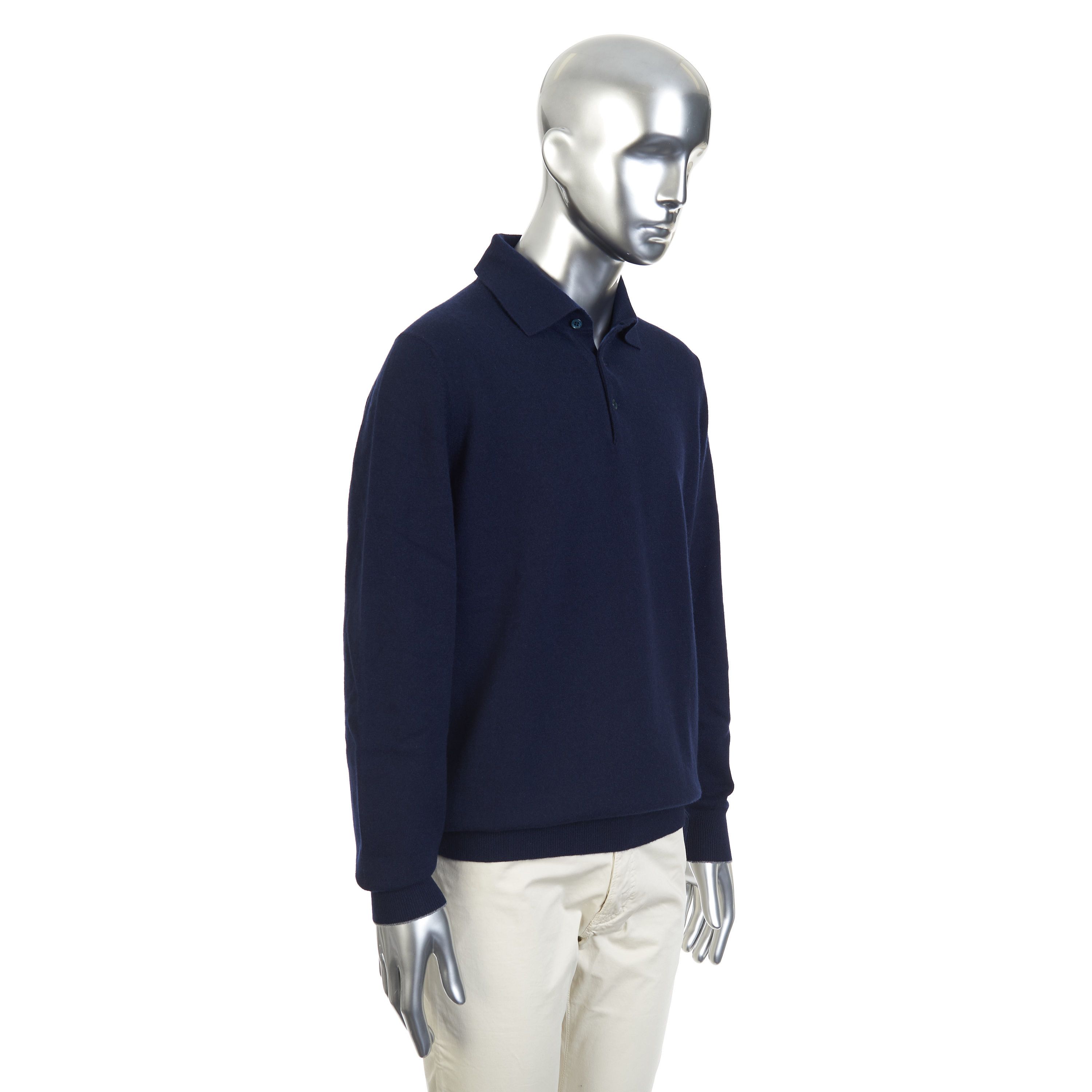 Brunello Cucinelli Knit Polo Shirt In Cashmere Size US L / EU 52-54 / 3 - 9 Thumbnail