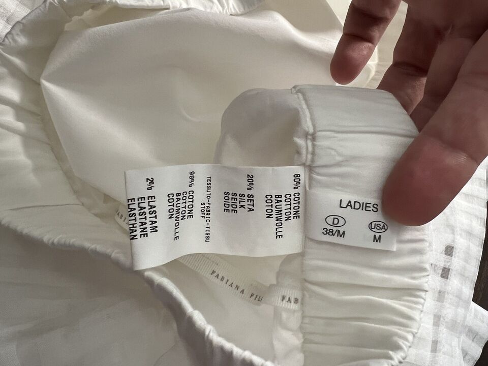 Fabiana Filippi Fabiana Filippi Skirt Cotton/Silk White Size M Size 30" / US 8 / IT 44 - 13 Thumbnail