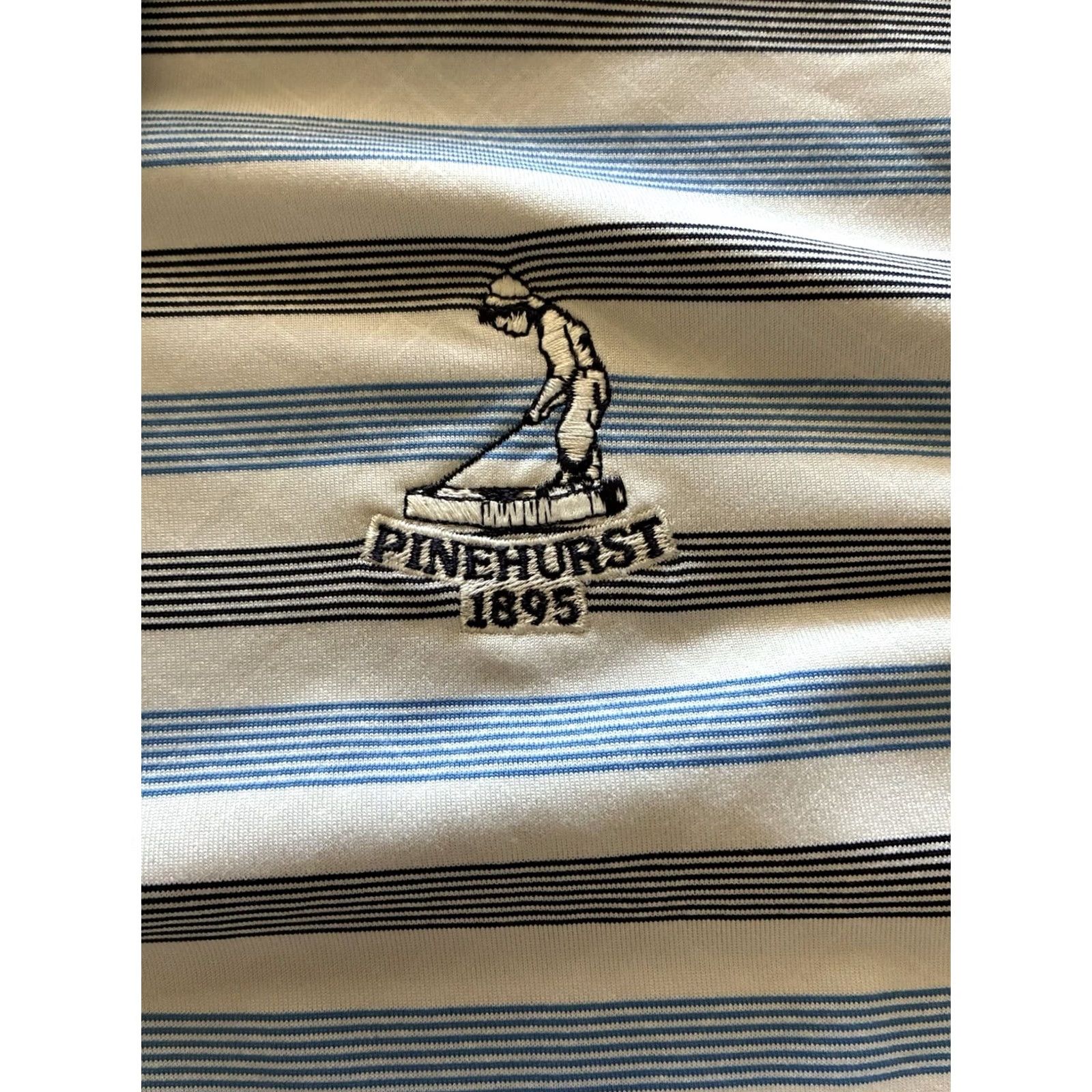 Our Legacy Legacy Putter Boy Pinehurst Striped Polo Men’s Large Golf Shirt Size US L / EU 52-54 / 3 - 2 Thumbnail