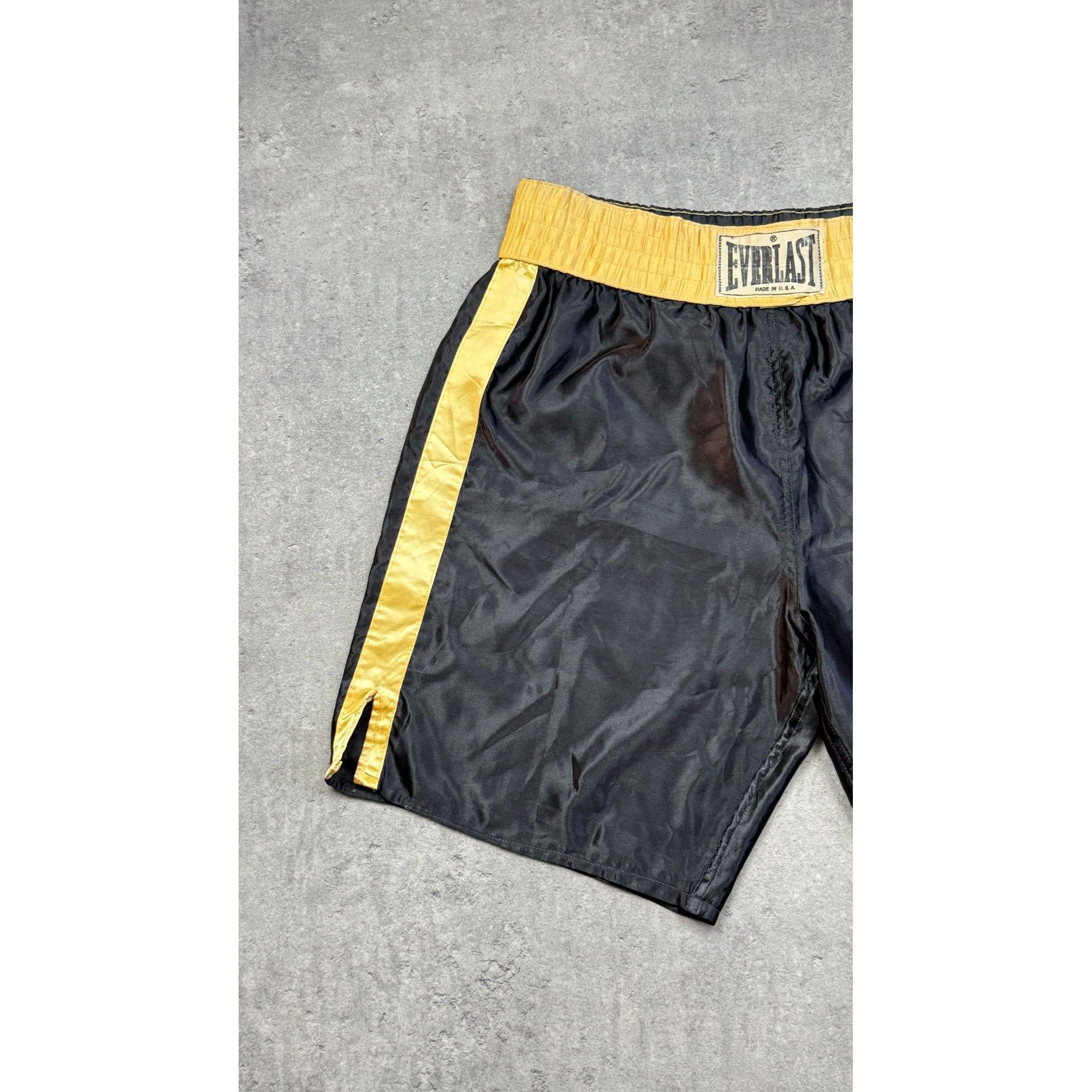 Everlast EVERLAST Professional Boxing Shorts – Black/White – Size XL Size US 36 / EU 52 - 8 Thumbnail