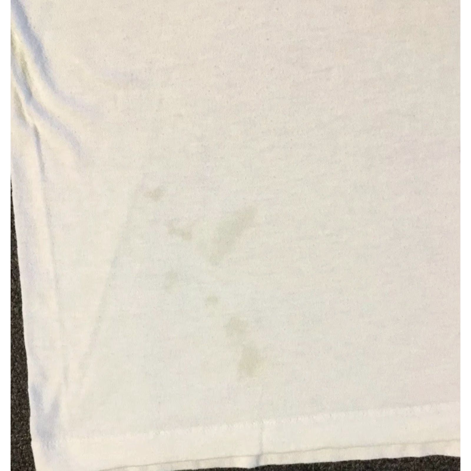 Vintage VINTAGE Towncraft T-Shirt XL White V-Neck 90s 80s Grunge Punk Skate Biker Retro Rock USA Mens Size US XL / EU 56 / 4 - 4 Thumbnail