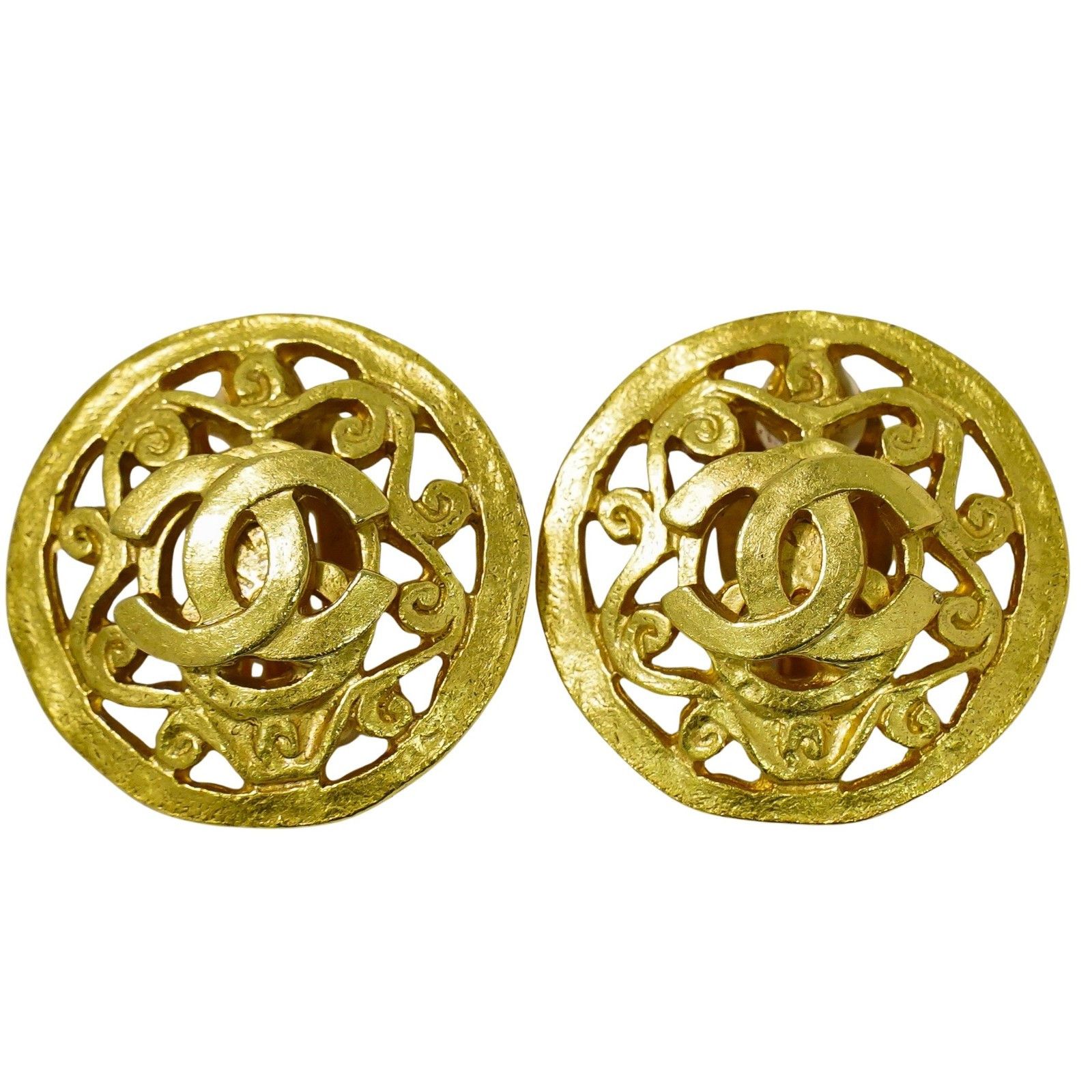 Chanel Chanel Logo CC Gold-plated Size ONE SIZE - 1 Thumbnail