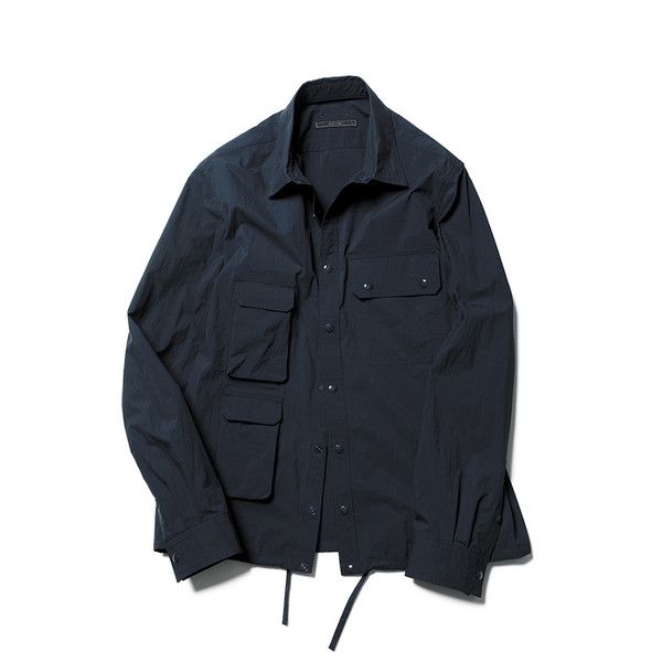 Sophnet. Multi Pocket Shirt Nylon Navy Medium Japan Size US M / EU 48-50 / 2 - 8 Thumbnail