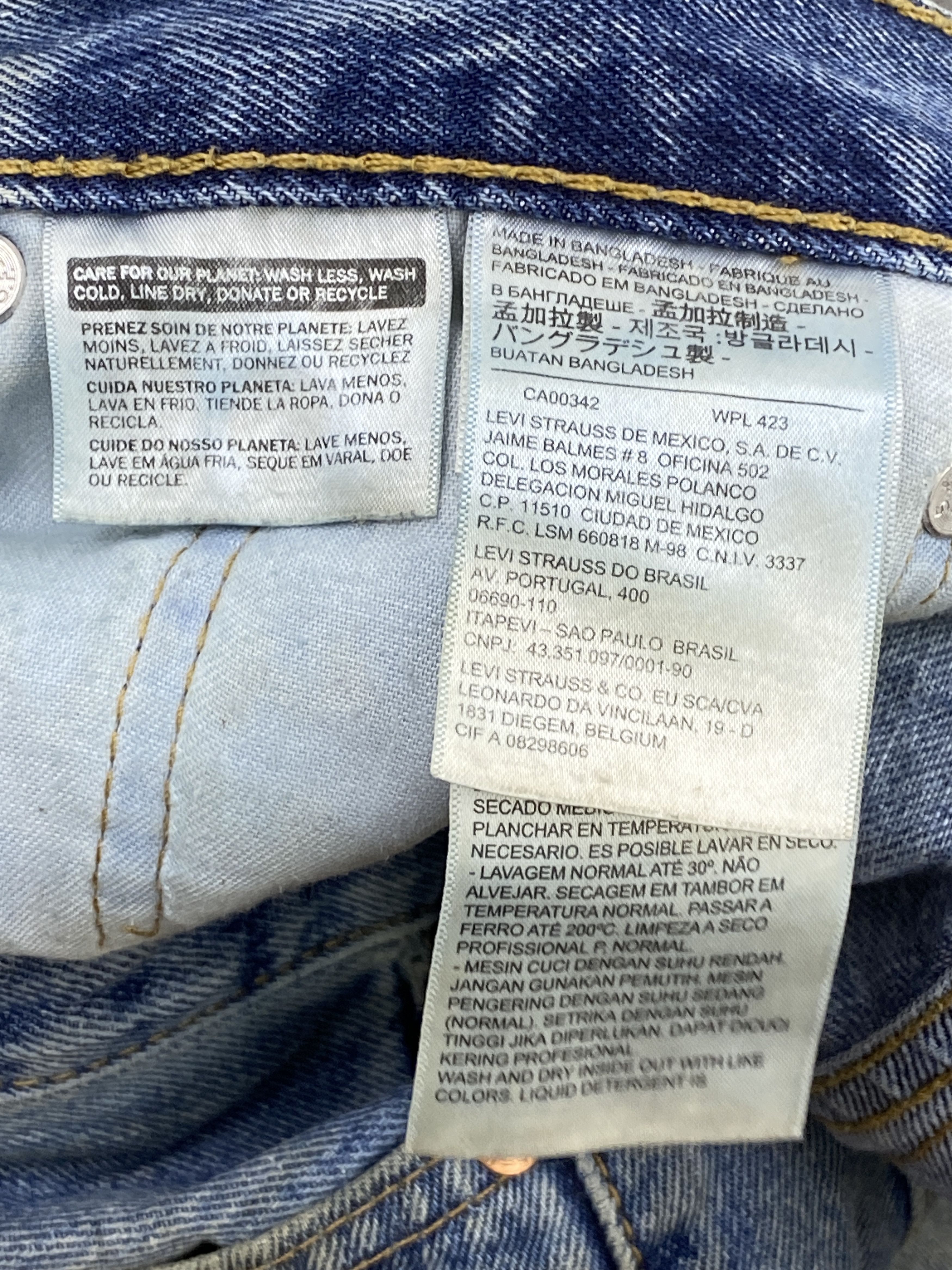 Levi's Vintage Levis 505 Dirty Jeans DP2692 Size US 32 / EU 48 - 6 Thumbnail