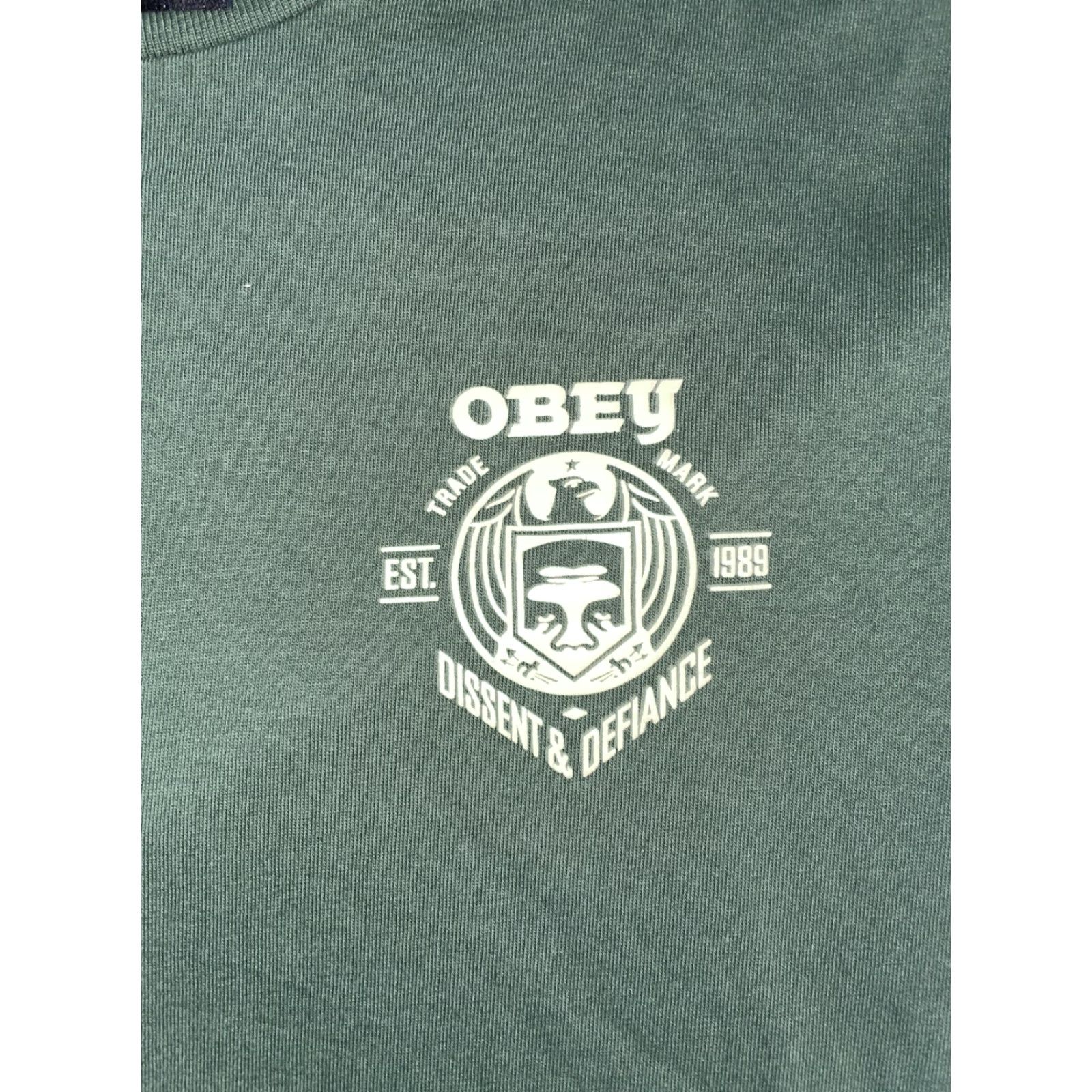Obey OBEY T-Shirt Green Small Men S Regular Size US S / EU 44-46 / 1 - 2 Thumbnail