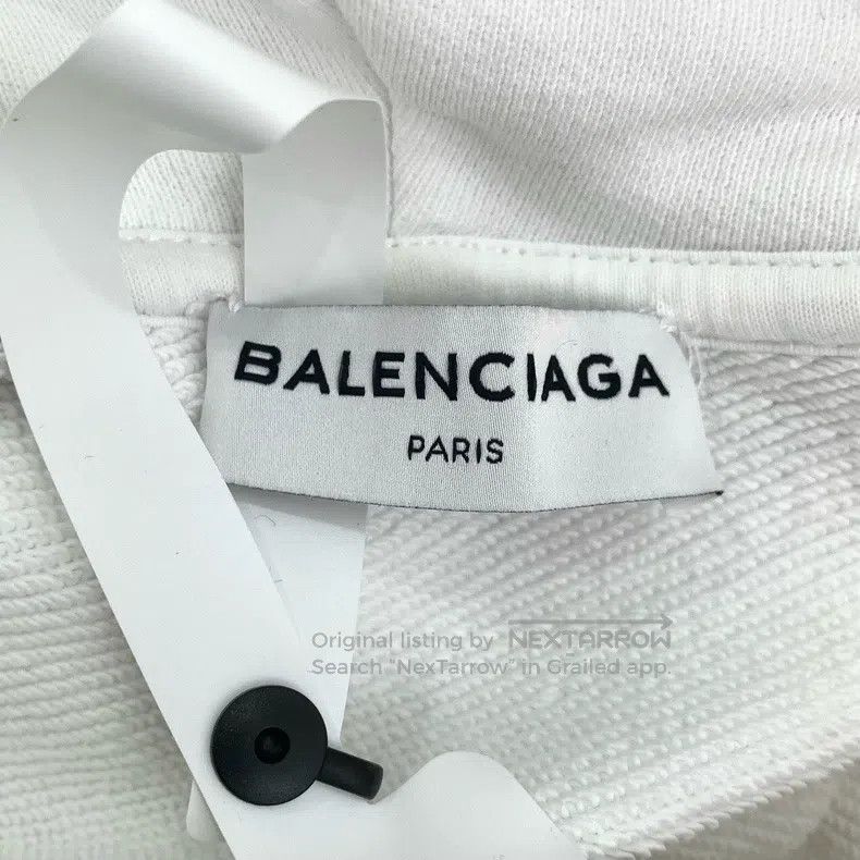 Other Balenciaga Alphabet Logo Drawstring White Hoodie Size US S / EU 44-46 / 1 - 5 Thumbnail