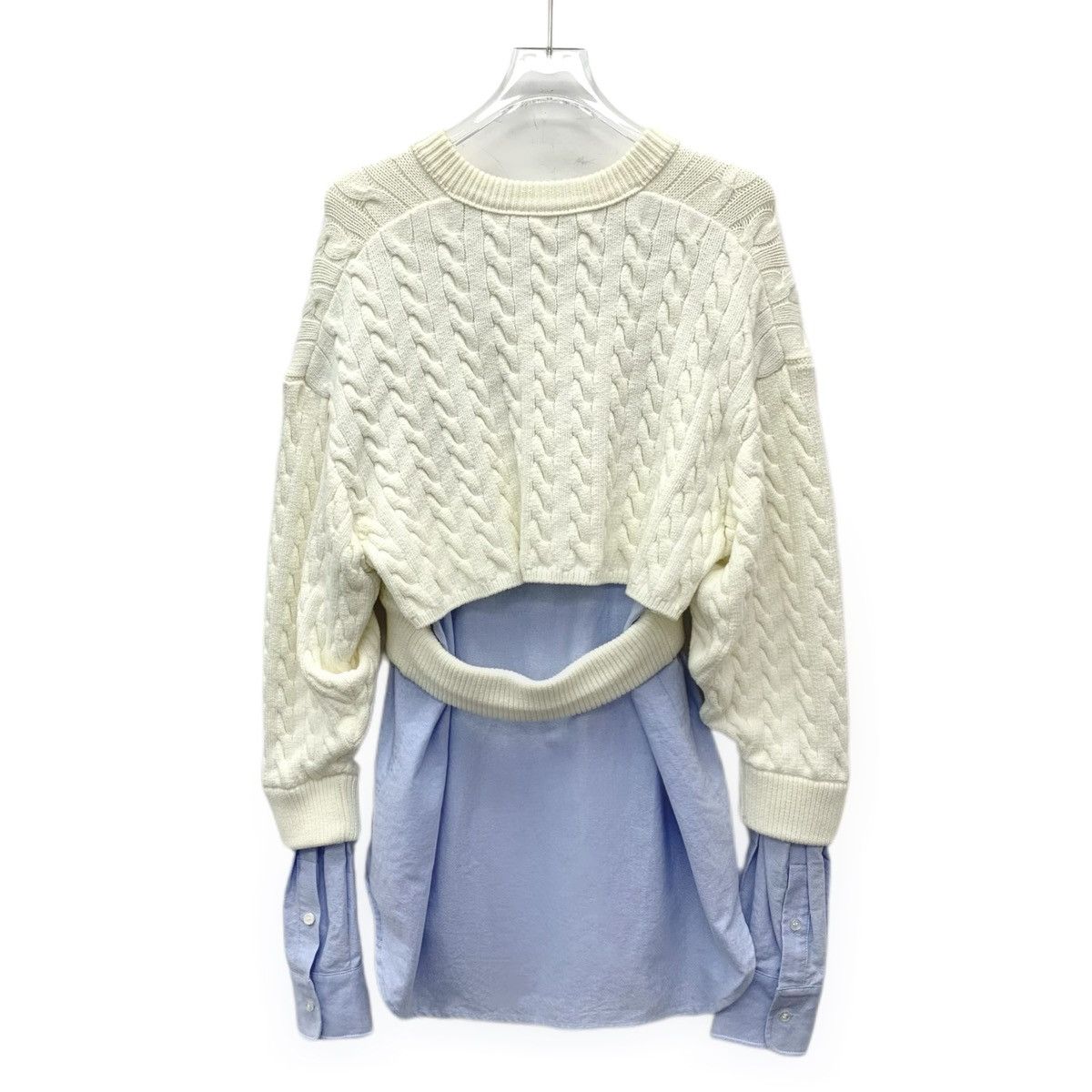 Alexander Wang Alexander Wang Long Sleeve Spliced Cardigan Jacket K26WX Size XS / US 0-2 / IT 36-38 - 2 Thumbnail