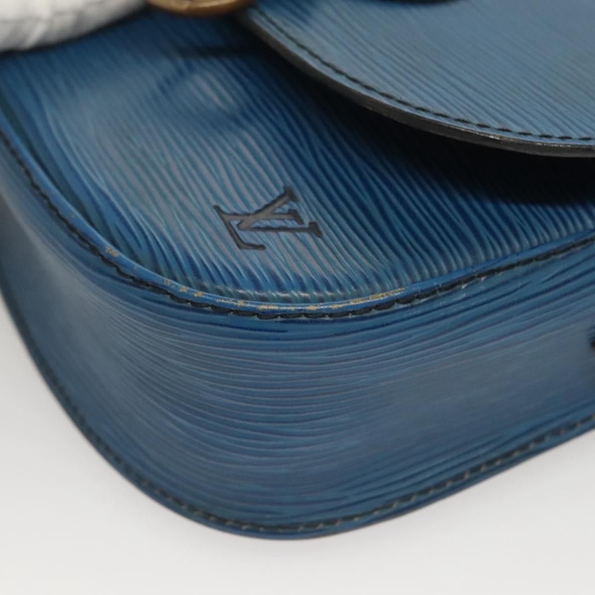 Louis Vuitton LOUIS VUITTON Epi Saint Cloud PM Shoulder Bag Blue M52195 Size ONE SIZE - 15 Thumbnail