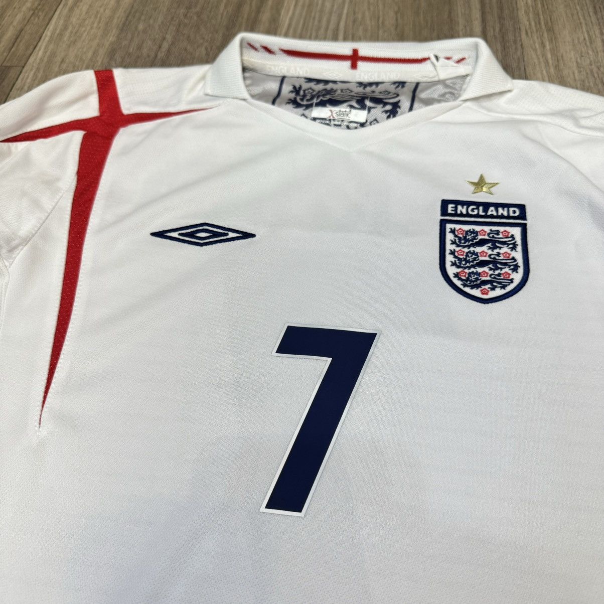 Umbro (Youth size)England World Cup 2006 home shirt #7 Beckham Size M / US 6-8 / IT 42-44 - 3 Thumbnail