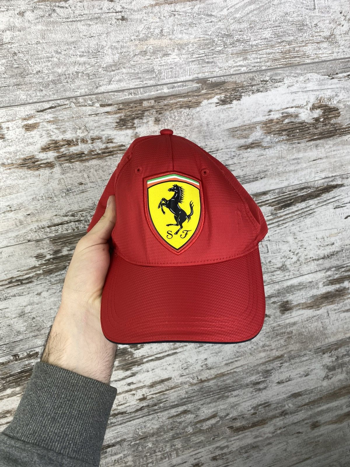 Ferrari × Vintage Mens Vintage Ferrari cap racing hats Size ONE SIZE - 2 Thumbnail