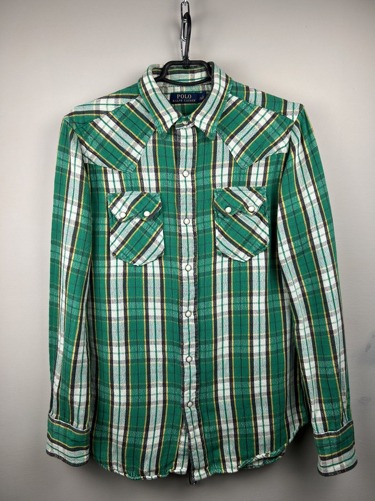 Polo Ralph Lauren Polo Ralph Lauren Shirt Plaid Indian Chief Head North-East Size US S / EU 44-46 / 1 - 2 Thumbnail