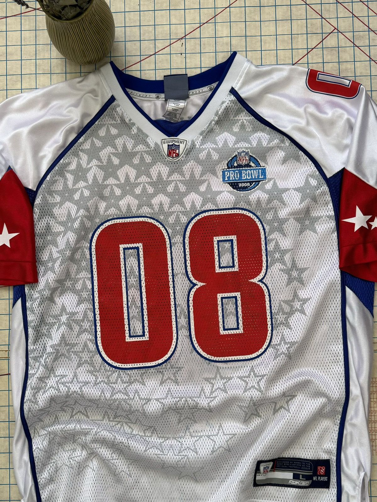 NFL × Reebok Reebok NFL Pro Bowl 2008 Jersey White Size Large Size US L / EU 52-54 / 3 - 4 Thumbnail