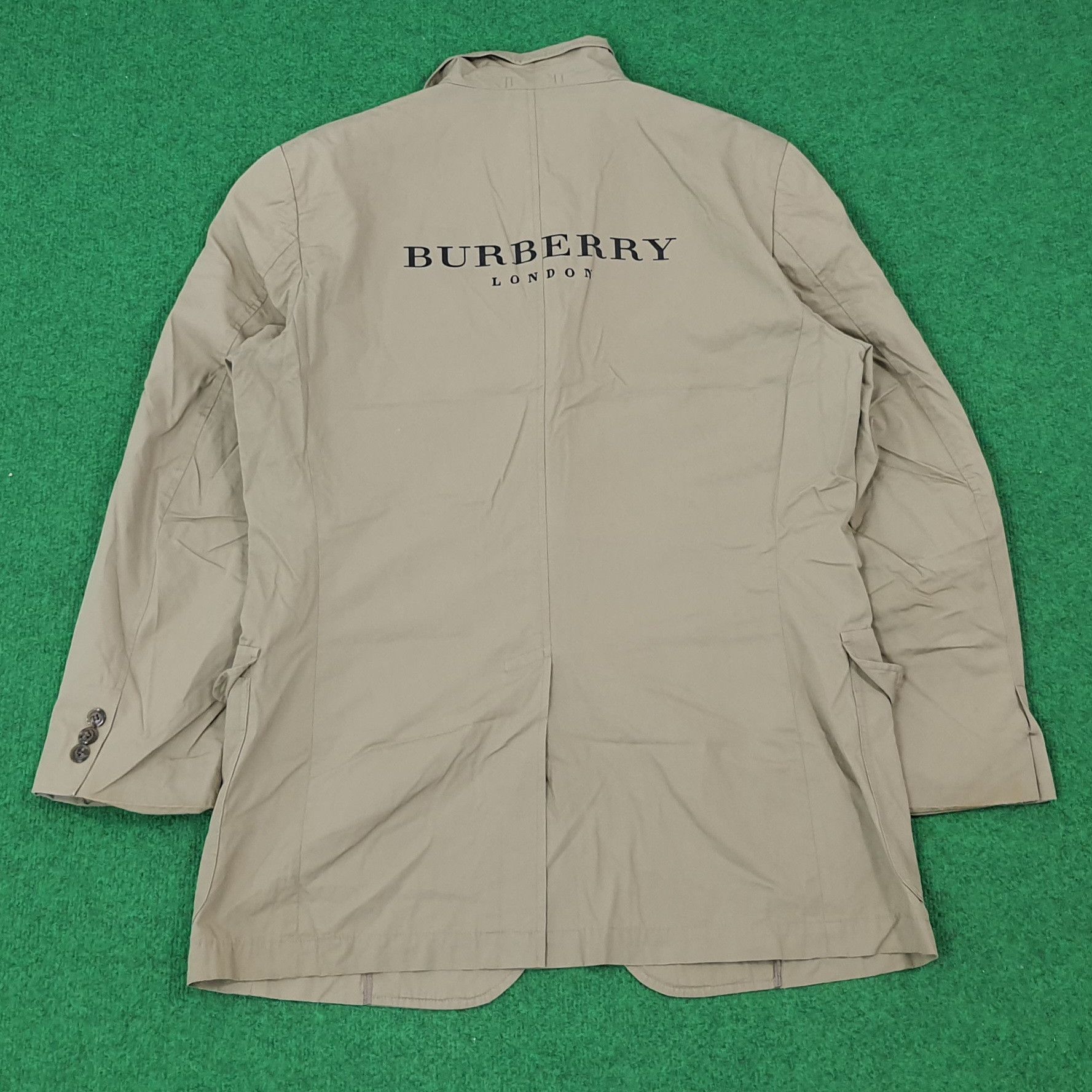 Burberry Vintage Burberry London Custom Logo Blazer C277N19 Size US M / EU 48-50 / 2 - 1 Thumbnail