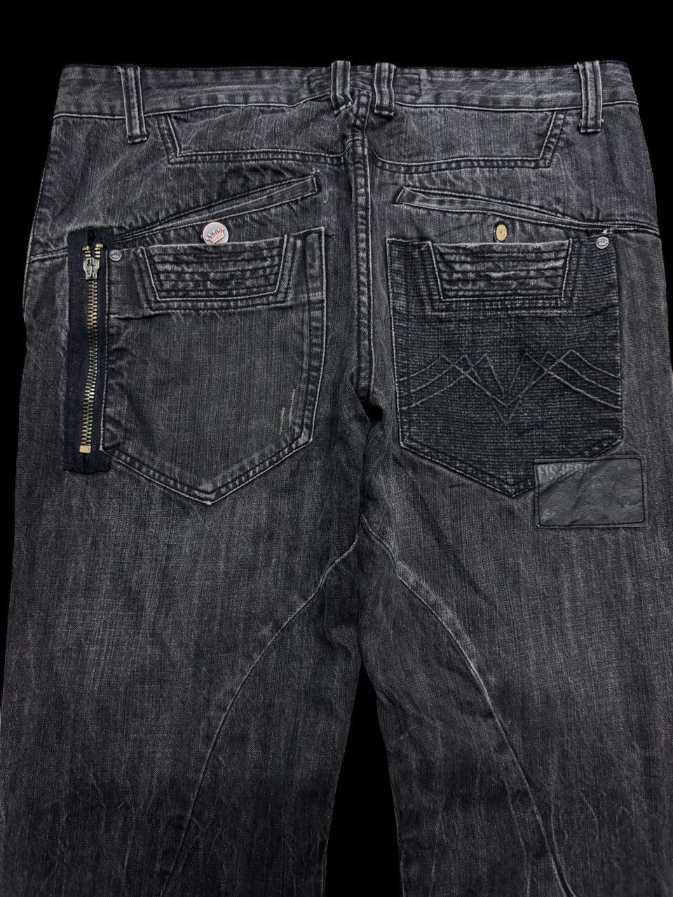 If Six Was Nine Insane💥90s Style Fishbone Multipocket Sand Washed Jeans Rare Size US 35 - 11 Thumbnail