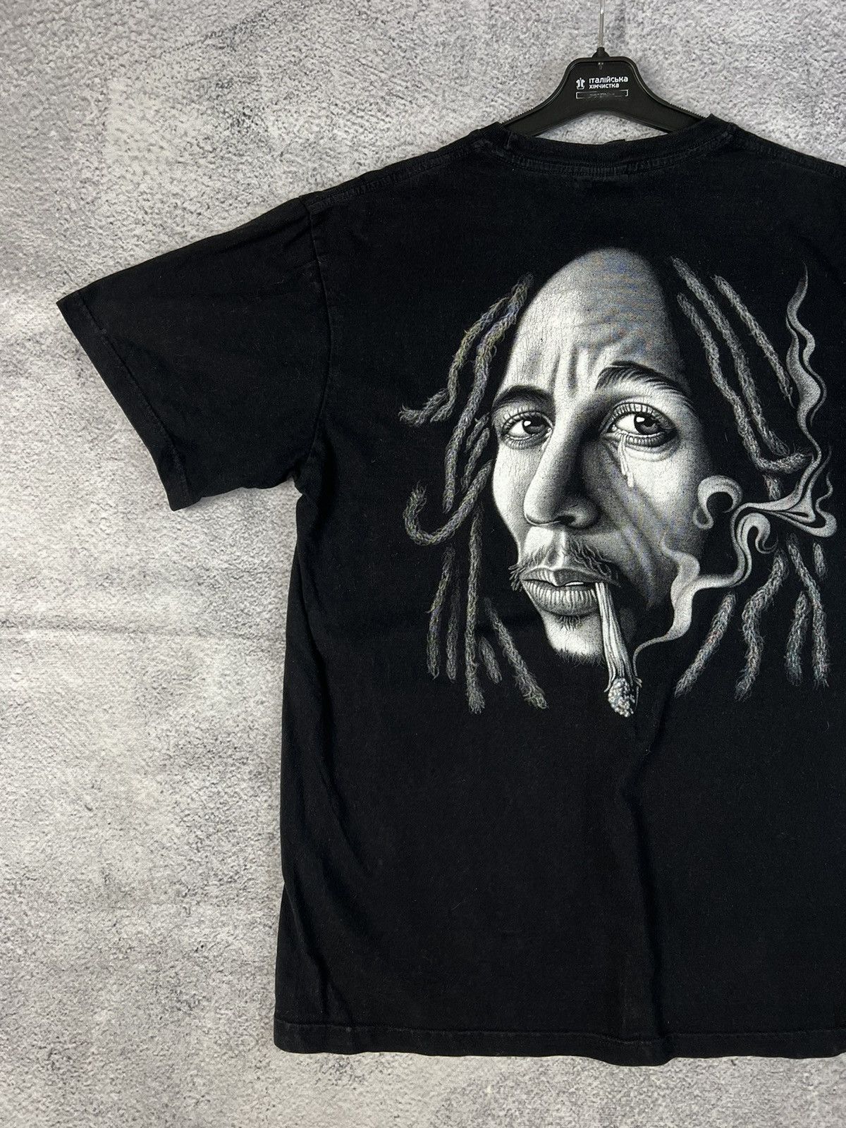 Band Tees × Bob Marley × Vintage Vintage Bob Marley overprinted merchandise T-shirt Size US XL / EU 56 / 4 - 6 Thumbnail