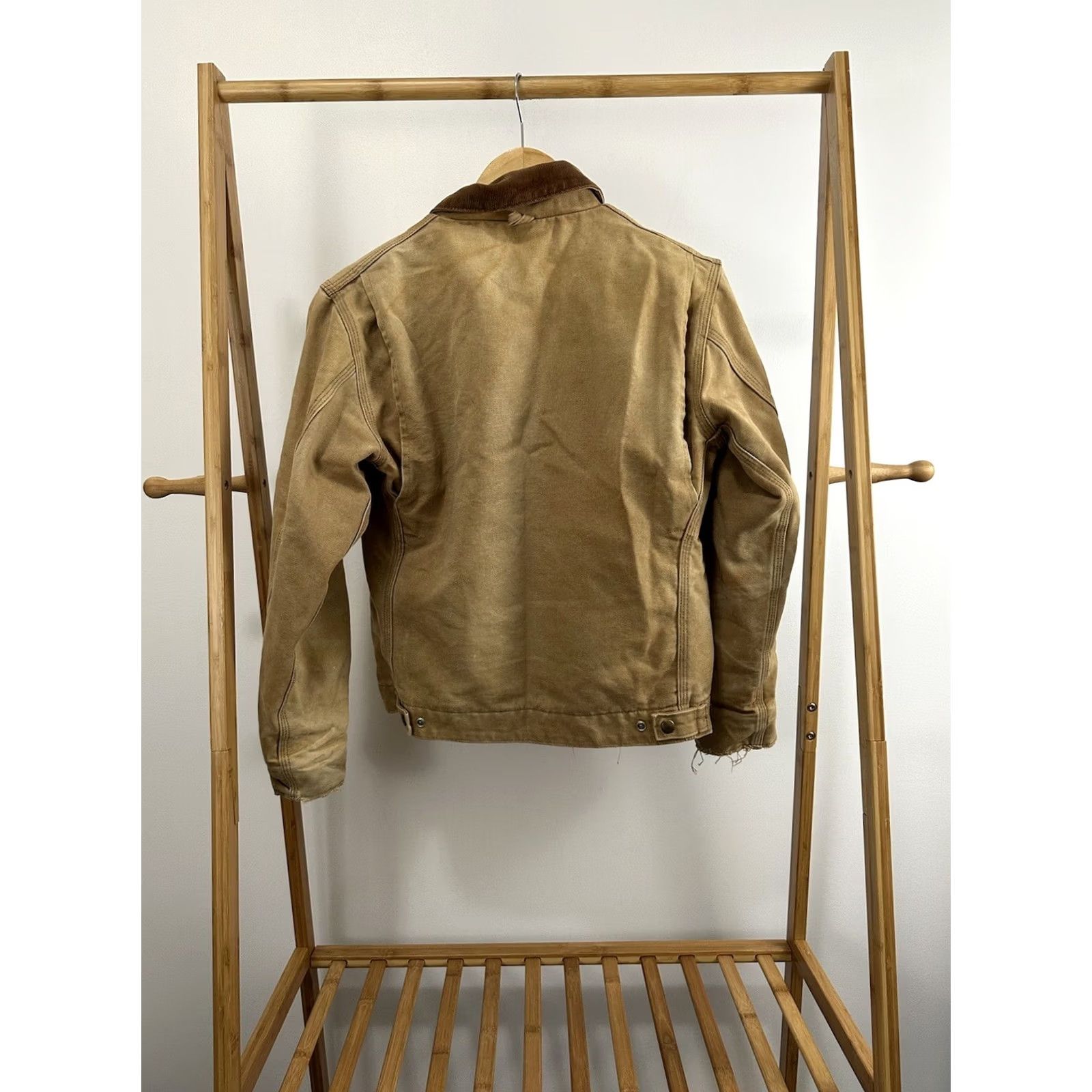 Carhartt VINTAGE Carhartt Detroit Quilted WIP Workwear Jacket Bomber Sz S Brown/Red Lined Mens Size US S / EU 44-46 / 1 - 2 Thumbnail