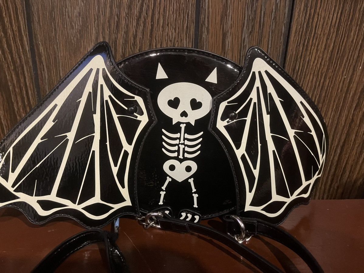 Betsey Johnson NWT Betsey Johnson Bat Wing Skeleton Crossbody Bag Viral Size ONE SIZE - 2 Thumbnail