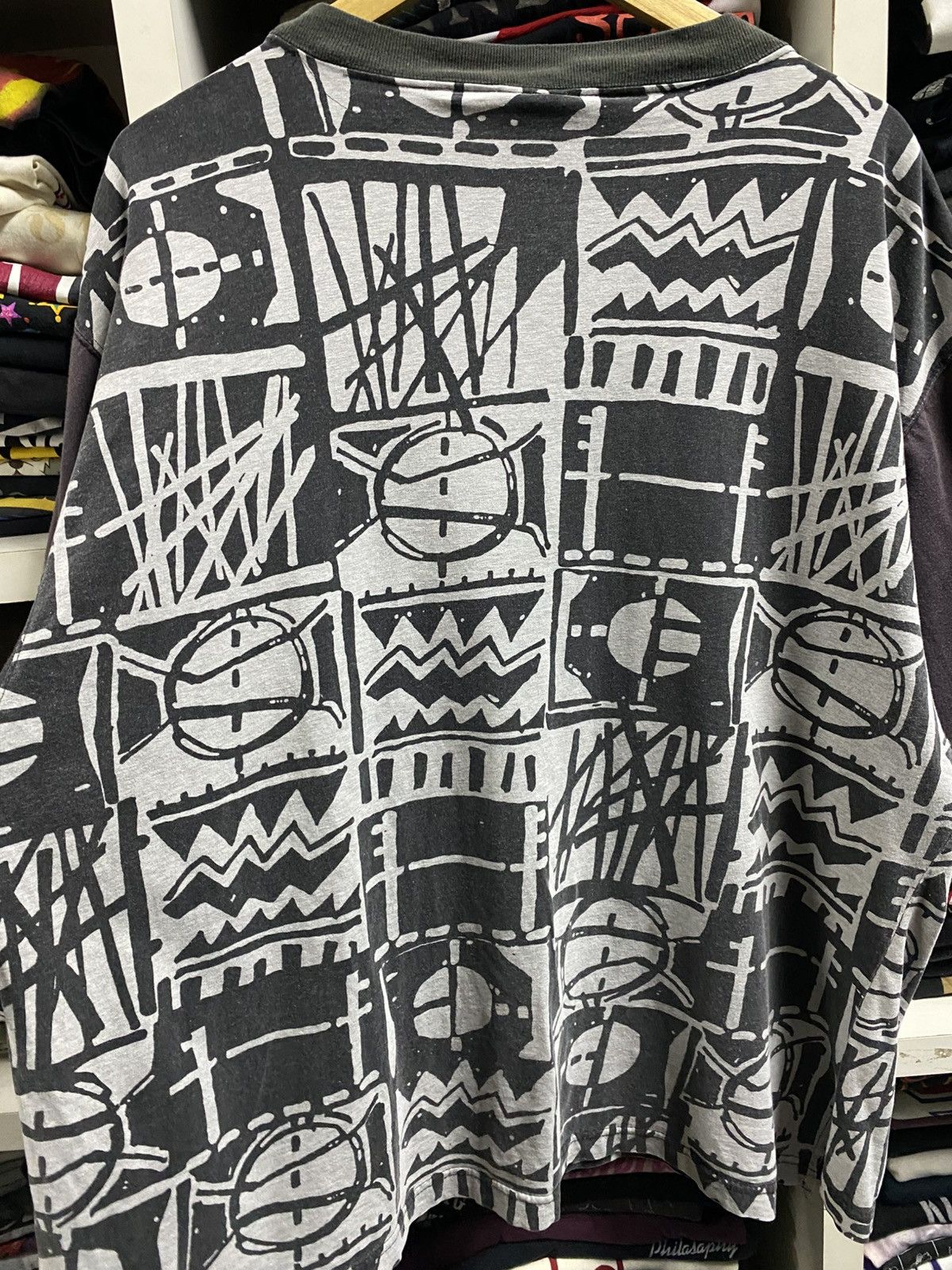 Jordan Brand × Nike × Vintage Vintage 90’s Nike Air Jordan OP T-Shirt Size US L / EU 52-54 / 3 - 4 Thumbnail
