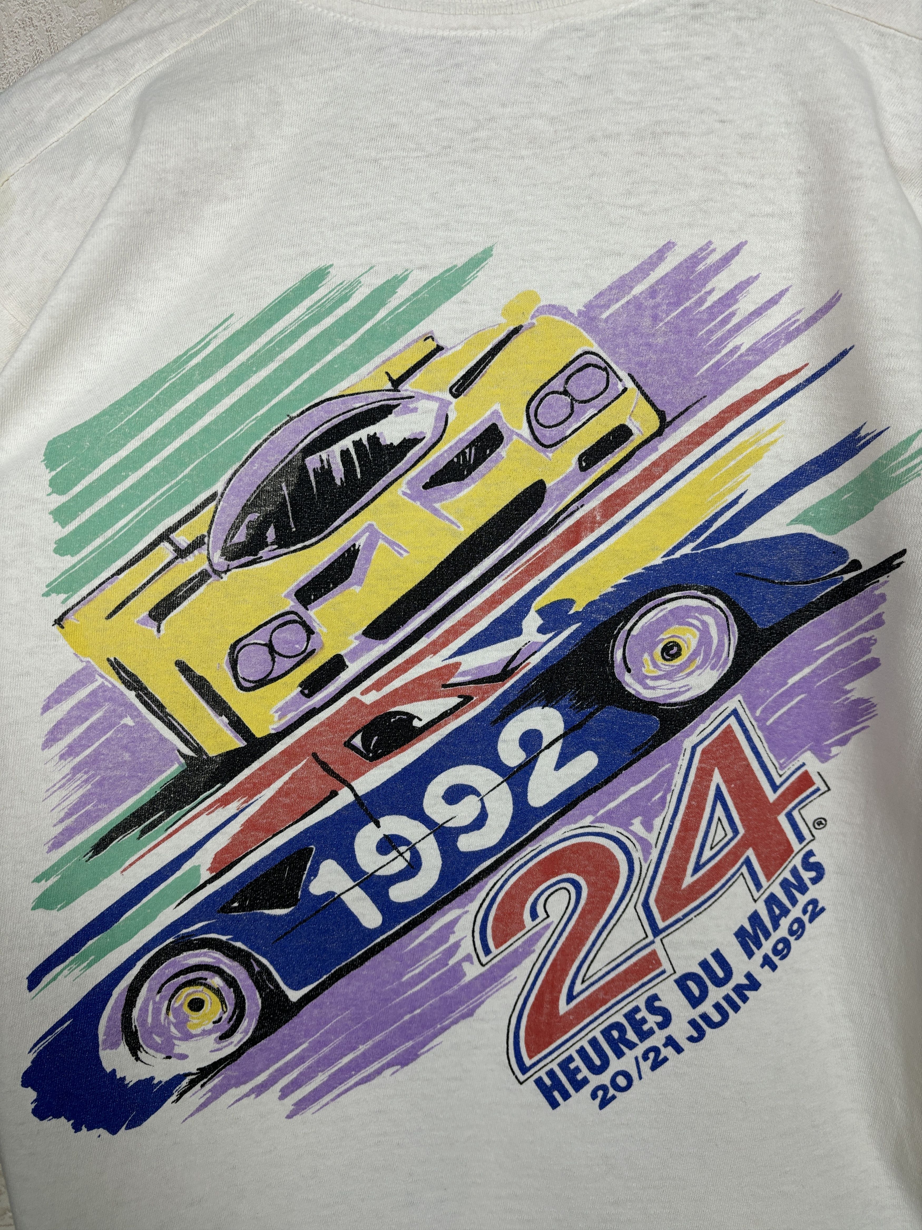 Vintage 24 Heures du Mans 1992 Racing Vintage T-shirt Single Stitch Size US S / EU 44-46 / 1 - 4 Thumbnail