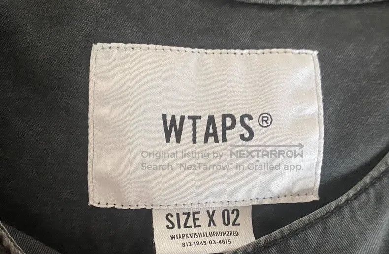 Wtaps Wtaps Washable collarless shirt Size US M / EU 48-50 / 2 - 4 Thumbnail