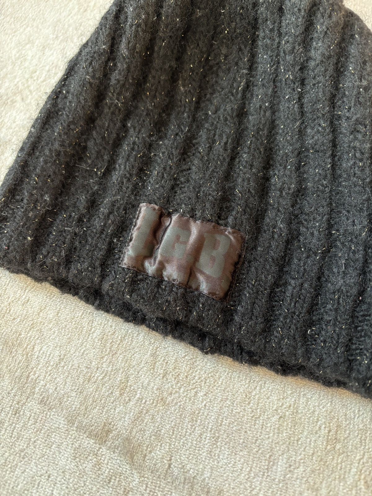 Le Grande Bleu (L.G.B.) L.G.B. cross beanie Size ONE SIZE - 3 Thumbnail