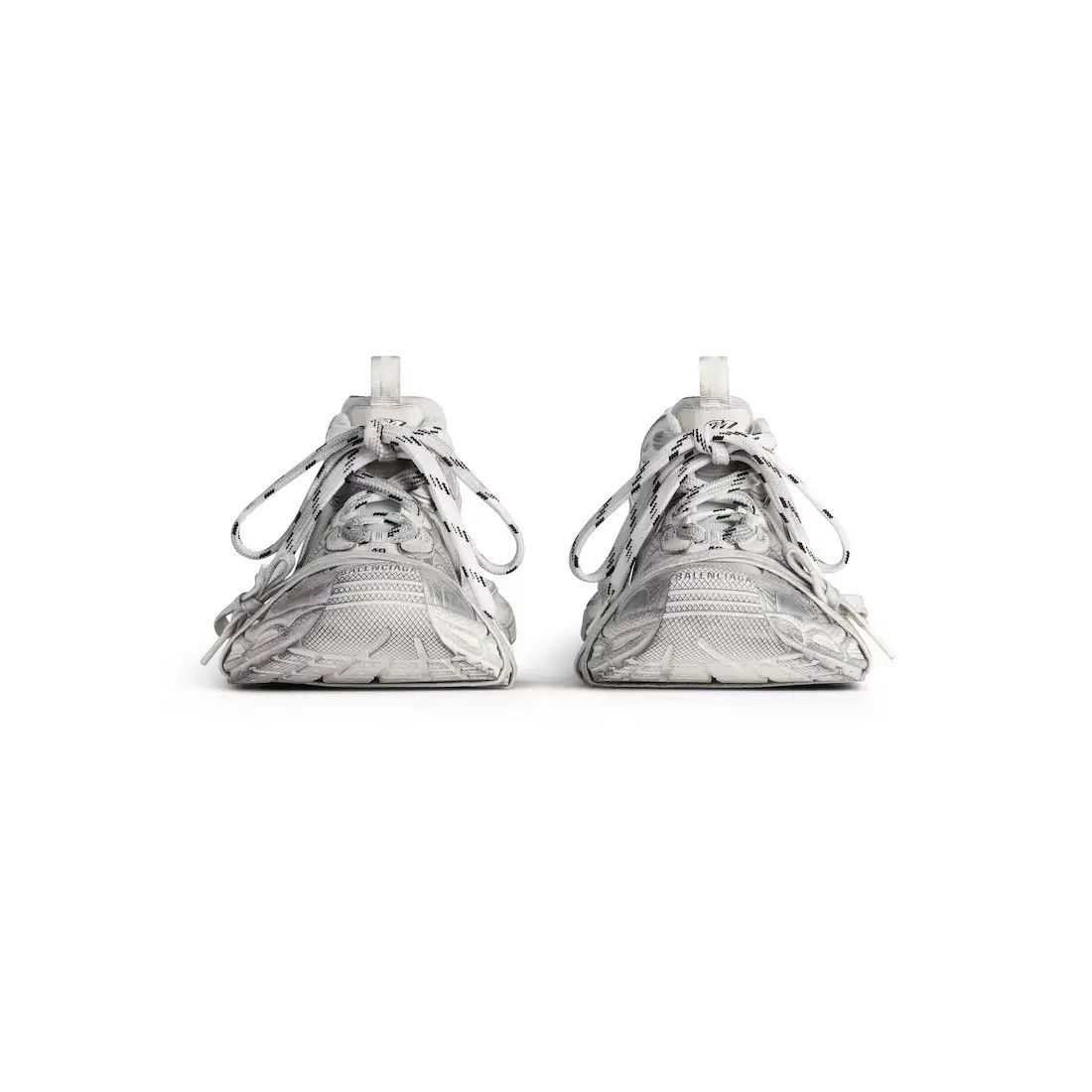 Balenciaga o1w1db10325 3XL Summer Mesh Sneakers in White/Grey Size US 7 / EU 40 - 3 Thumbnail