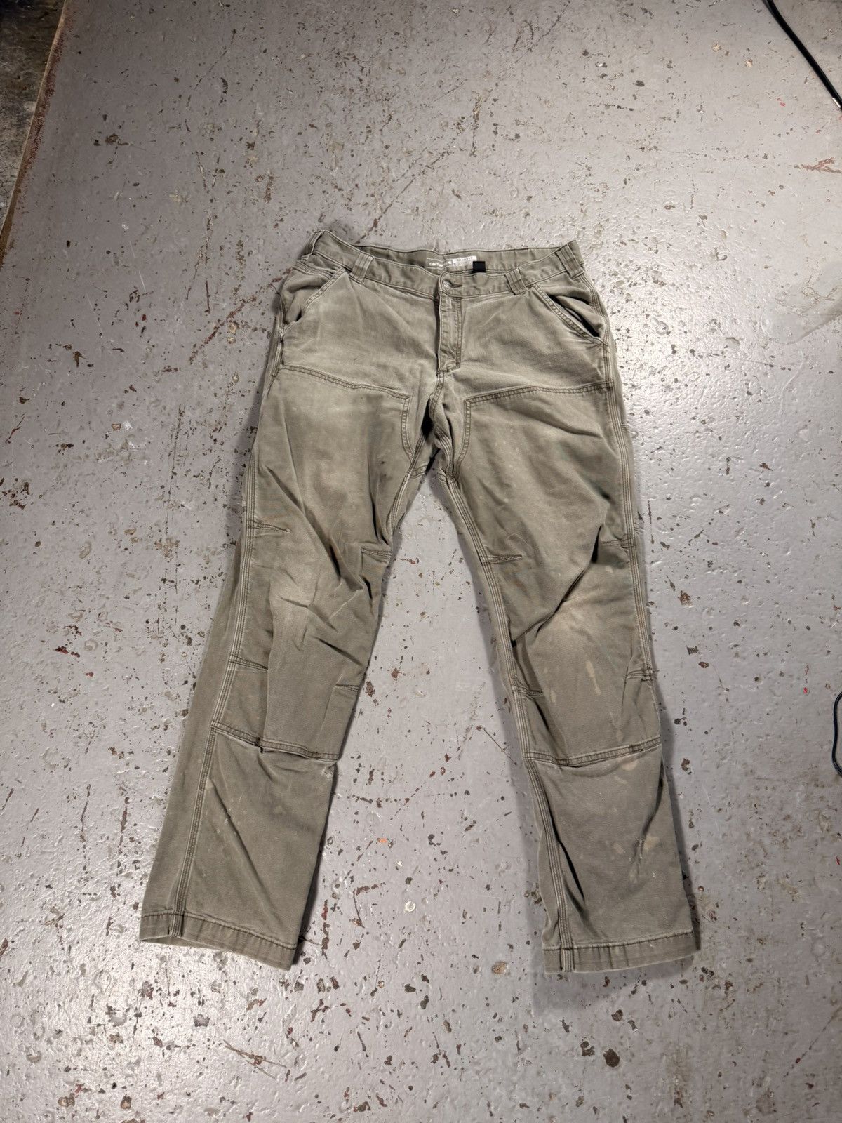 Carhartt Vintage Distressed Carhartt Double Knees Pants Size US 34 / EU 50 - 1 Thumbnail