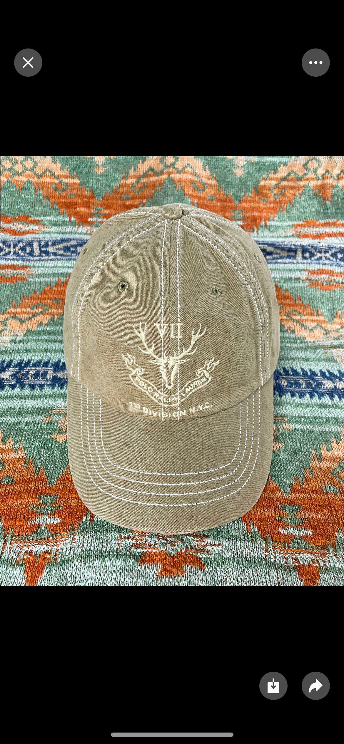 Polo Ralph Lauren Polo Ralph Lauren Leather Outdoor Baseball hat cap Size ONE SIZE - 1 Thumbnail